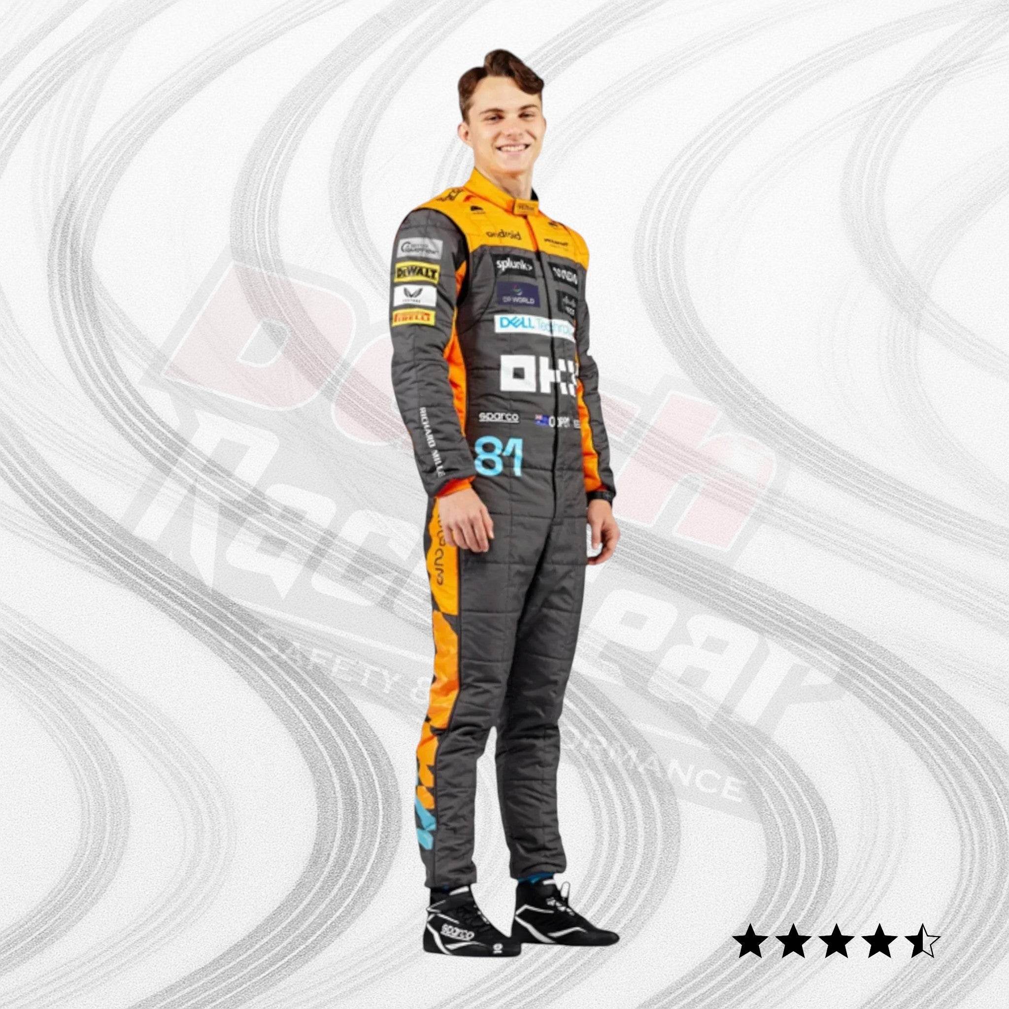 2023 Oscar Piastri McLaren Formula 1 Race Suit KIDS