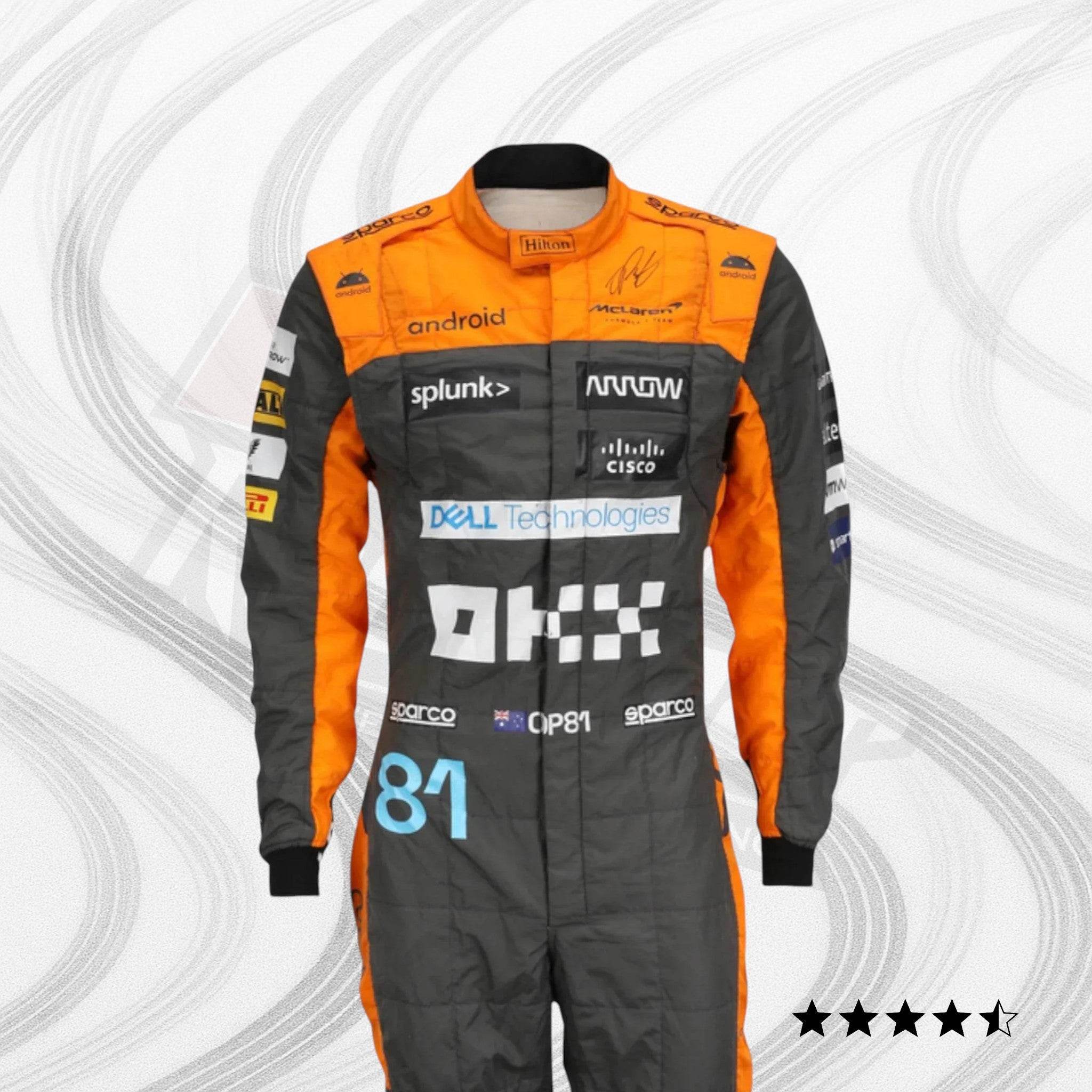 2023 Oscar Piastri McLaren Formula 1 Race Suit KIDS