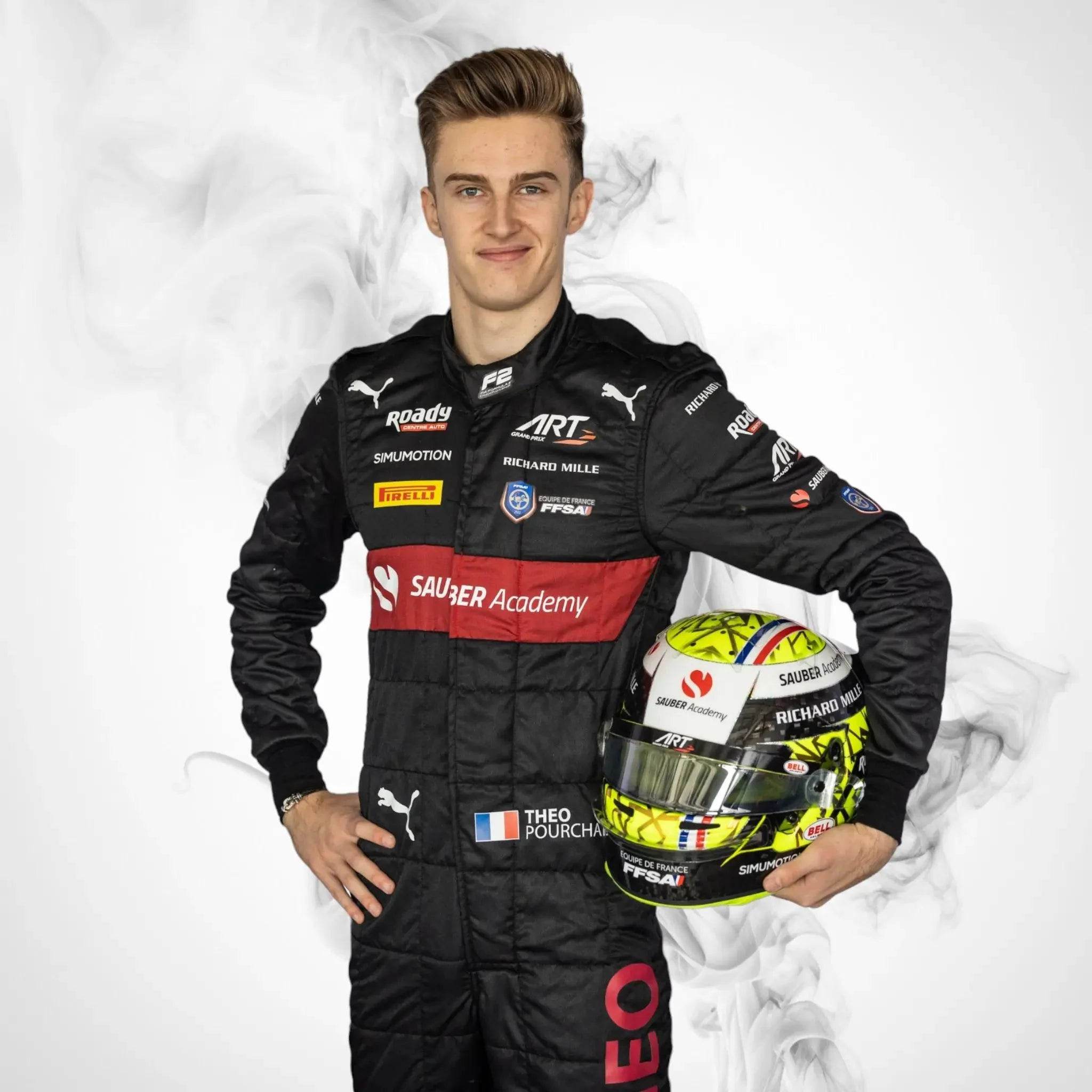 2023 Théo Pourchaire F2 Suit - Dash Racegear Store