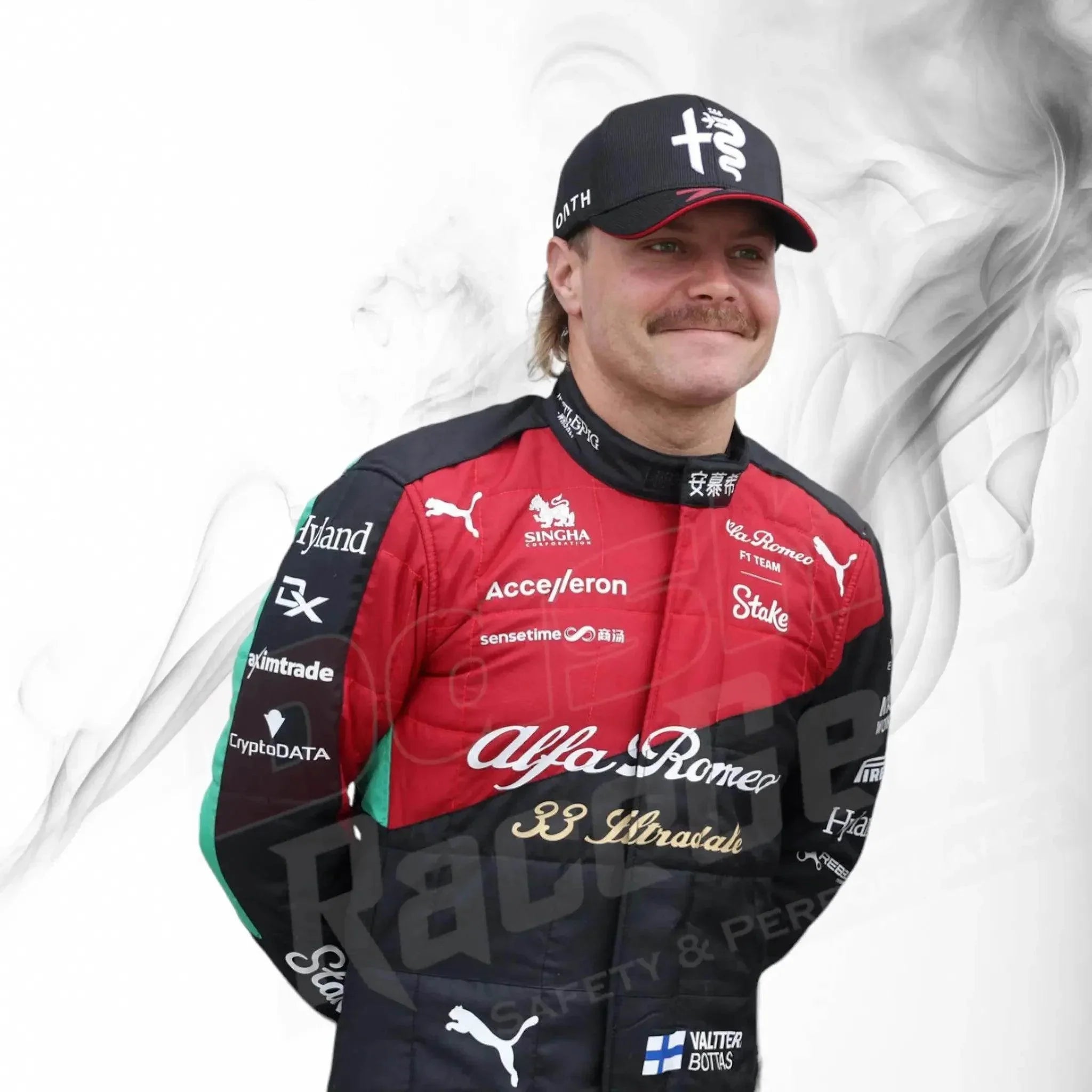 2023 VALTTERI BOTTAS ALFA ROMEO RACE SUIT - ITALIAN GP