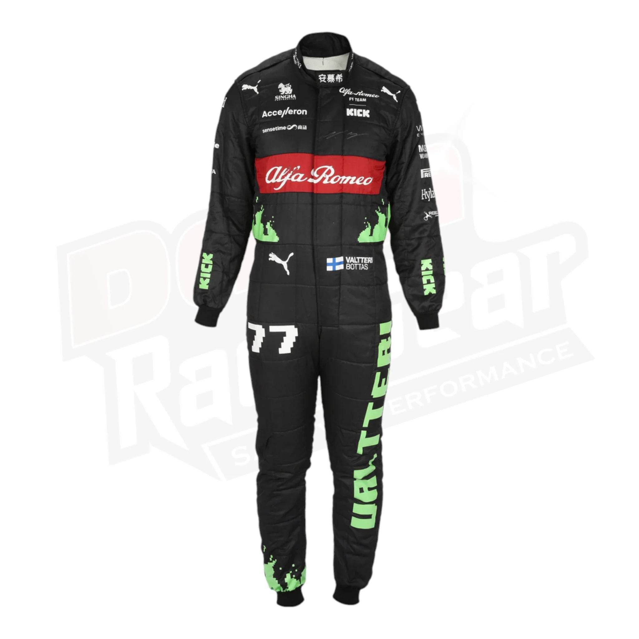 2023 Valtteri Bottas Alfa Romeo F1 Team Stake Race Suit KIDS | Belgian GP - Dash Racegear Store