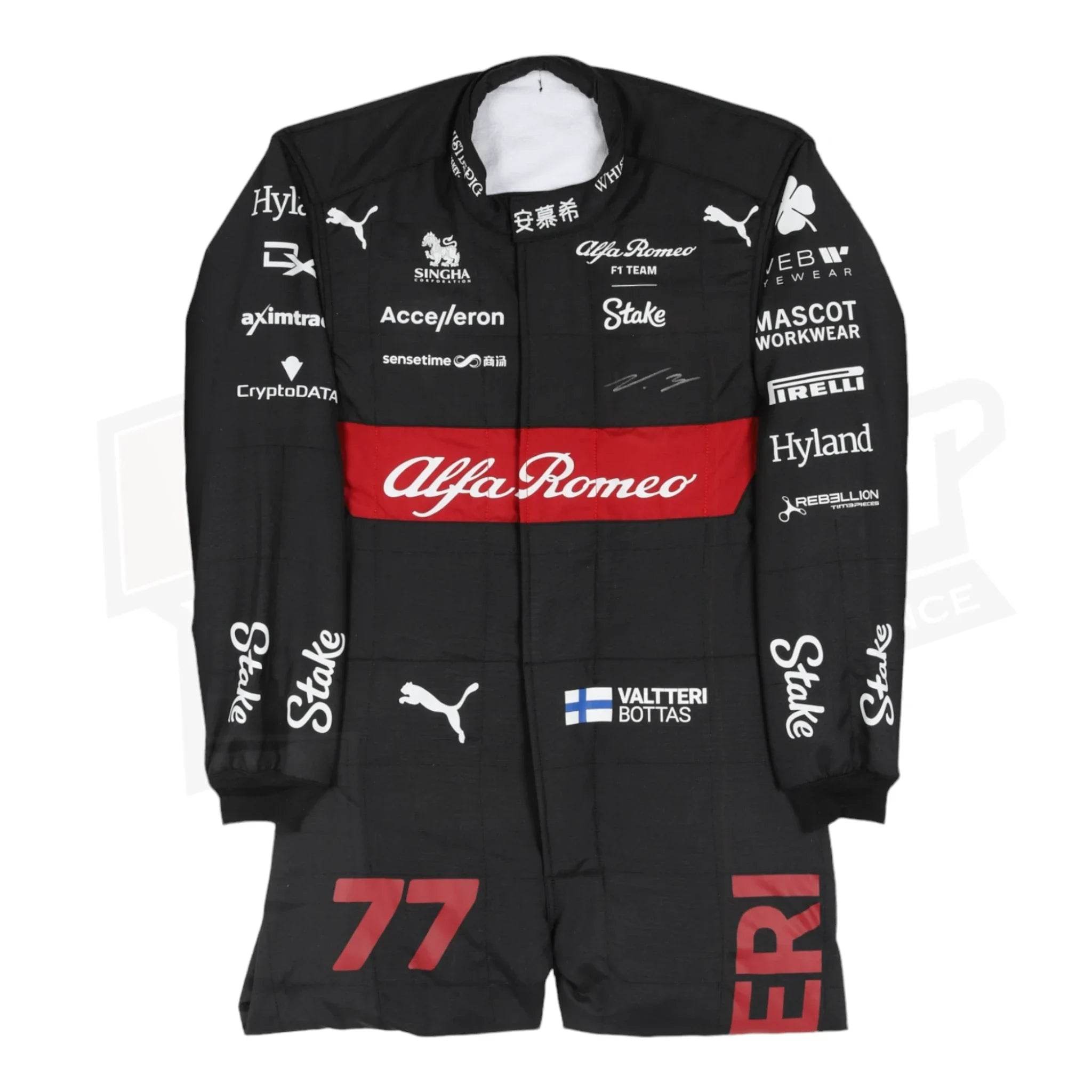 2023 Valtteri Bottas Alfa Romeo F1 Team Stake Replica Race Suit - Dash Racegear Store