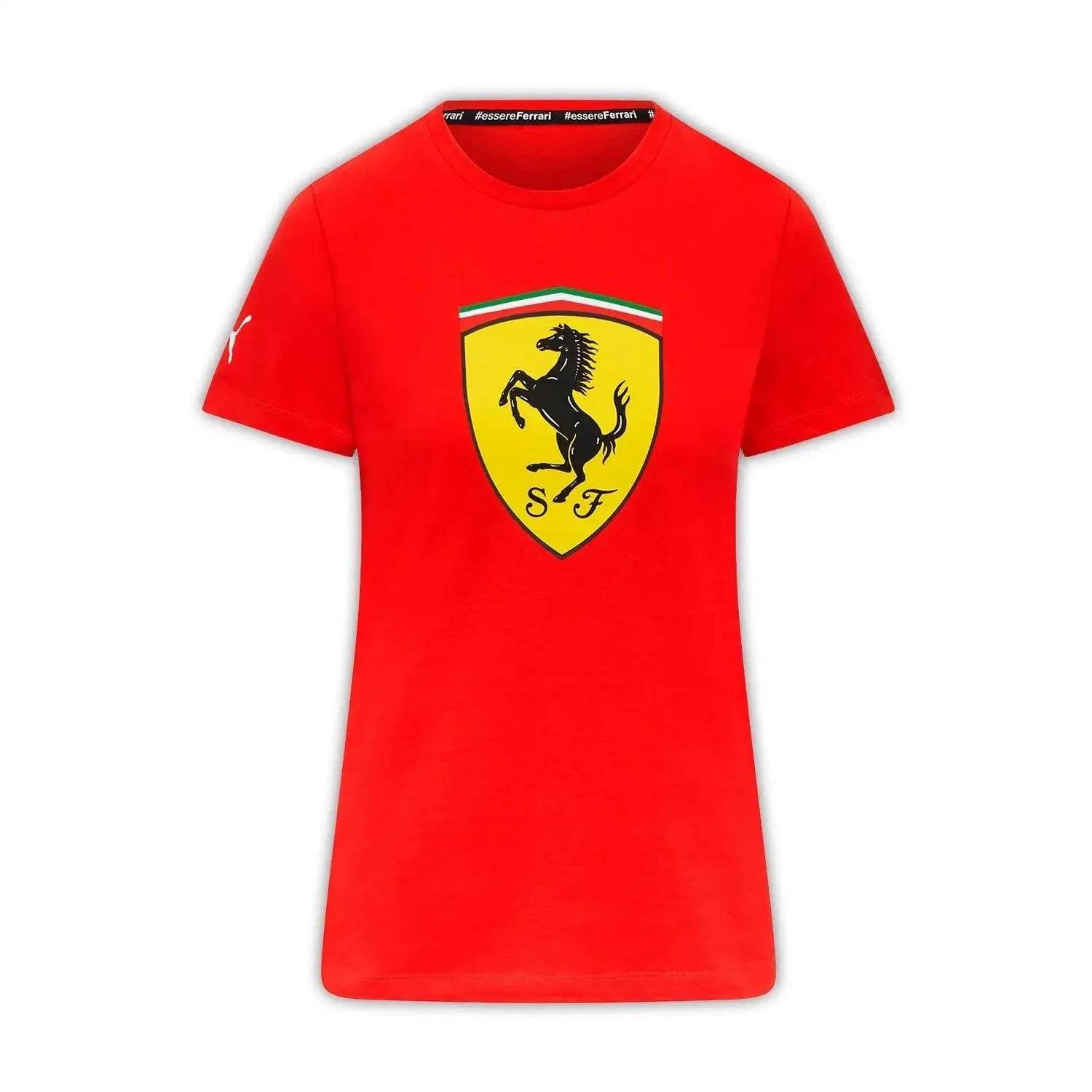 Scuderia Ferrari 2023 Women Large Shield T-Shirt - Dash Racegear Store