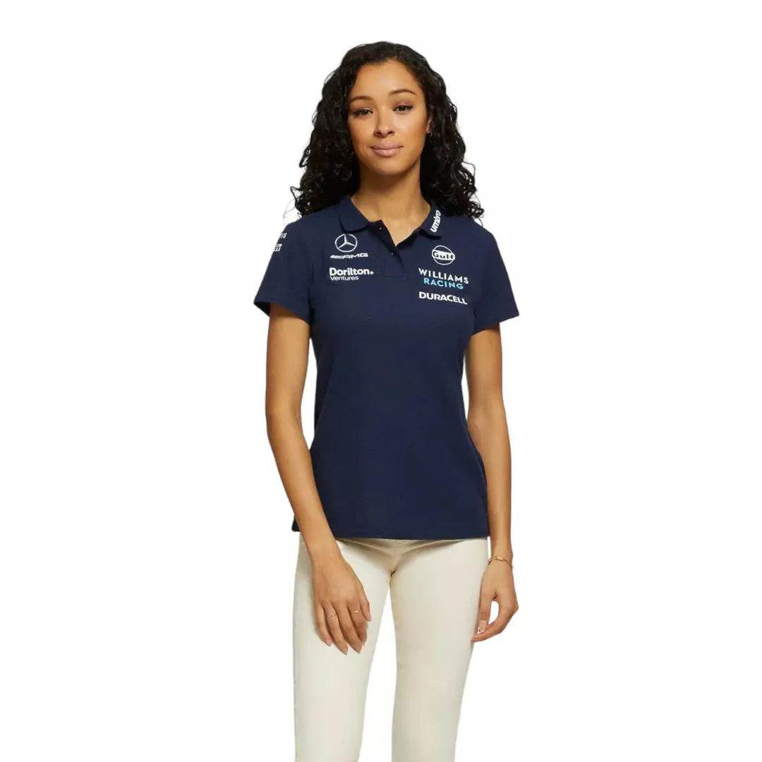 2023 Women's CVC Media Polo Navy - Dash Racegear Store