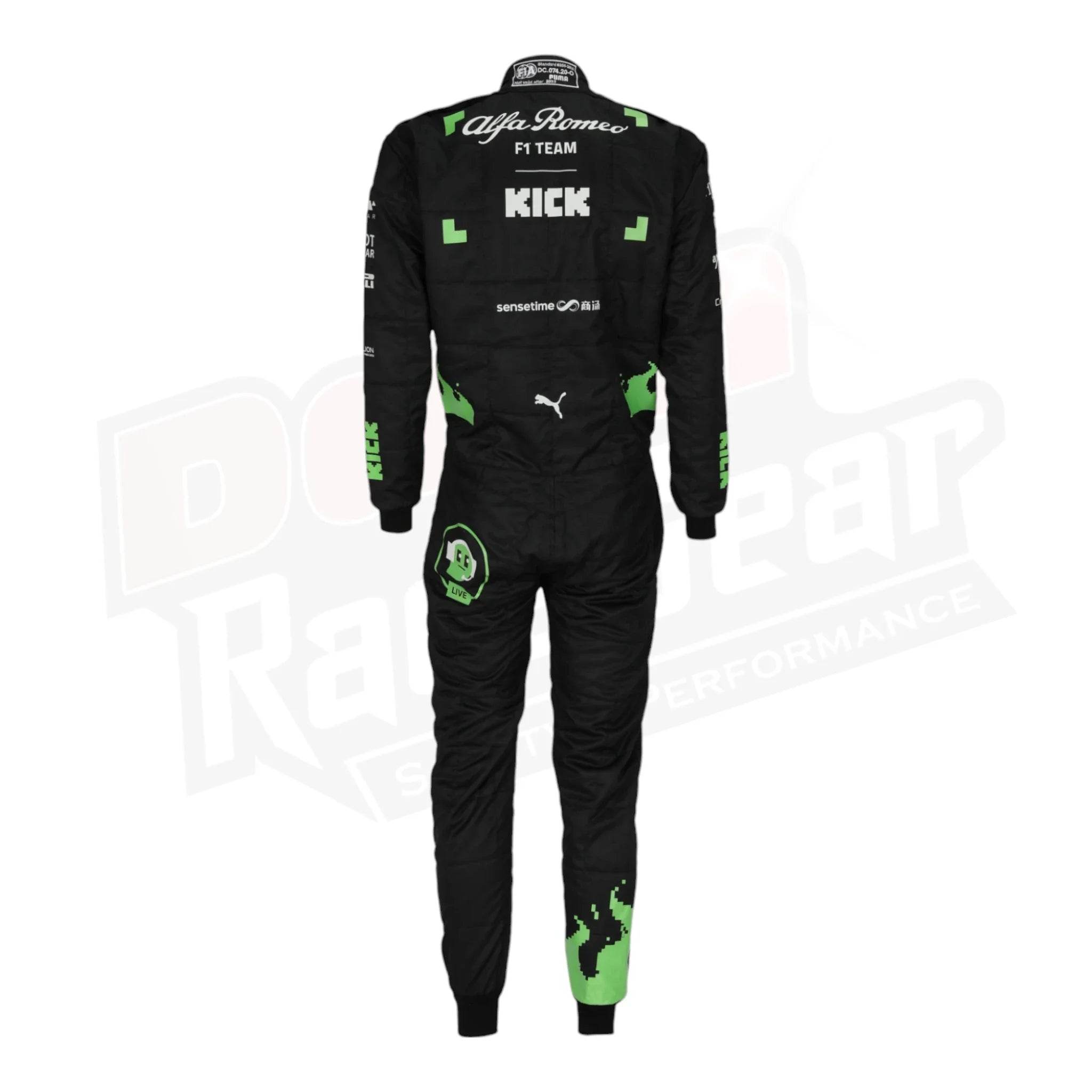 2023 Zhou Guanyu Alfa Romeo F1 Team Racing Suit– Belgian GP - Dash Racegear Store