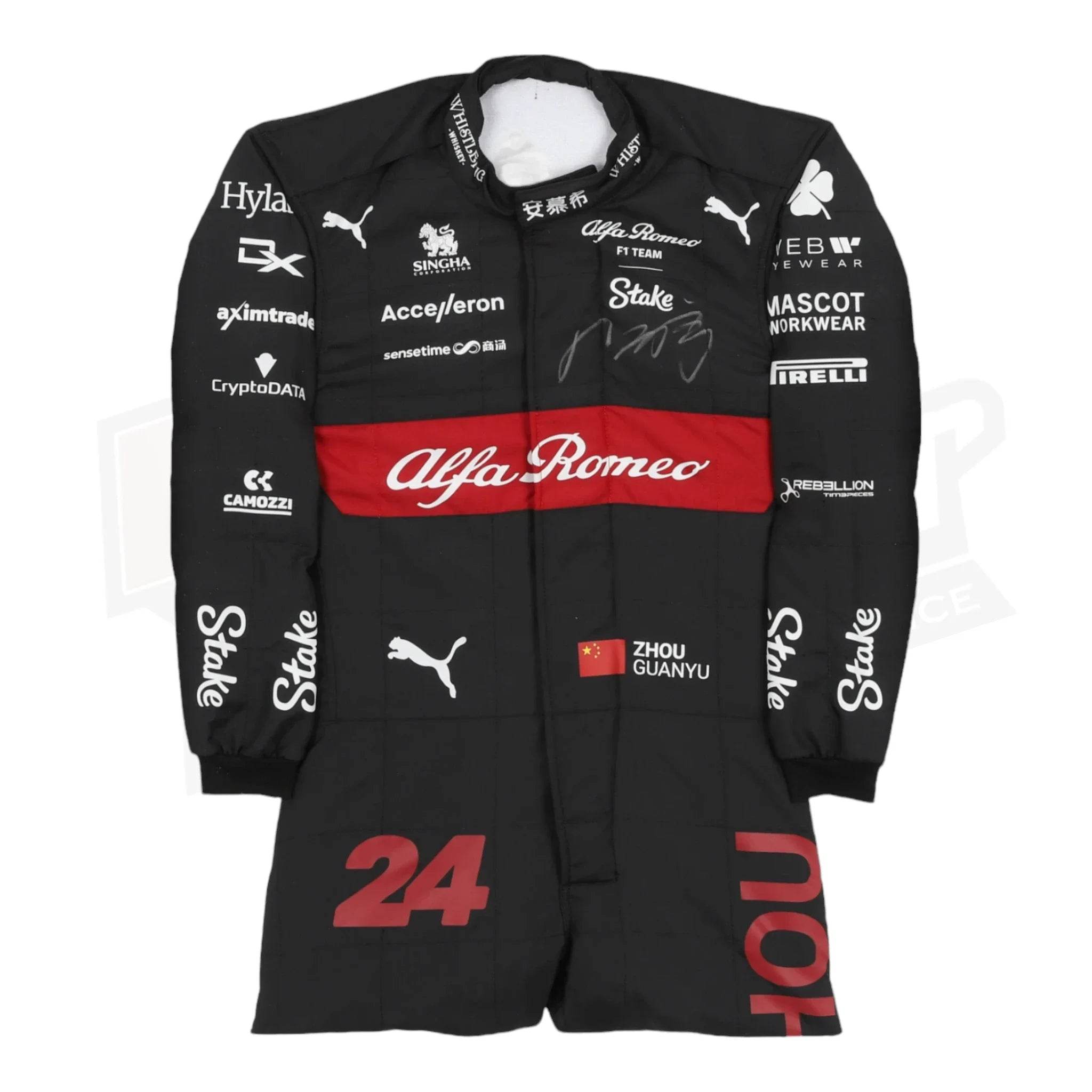 2023 Zhou Guanyu Alfa Romeo F1 Team Stake Replica Race Suit - Dash Racegear Store