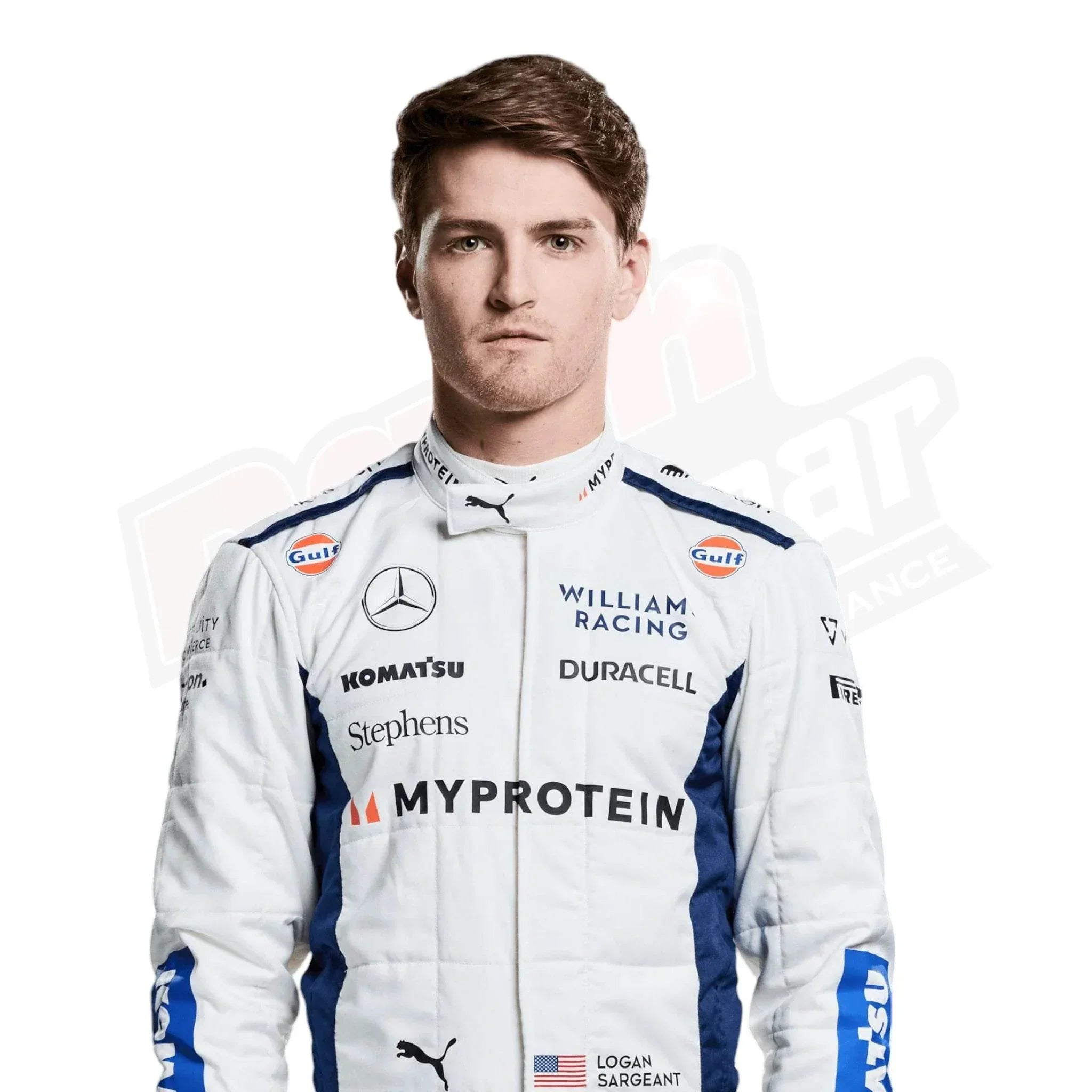 2024 Alex Albon Logan Sargeant Williams F1 Team Race Suit