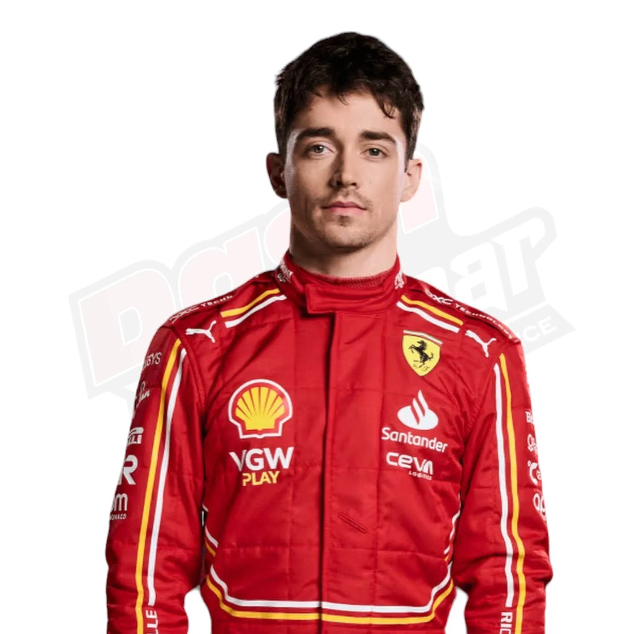 2024 Charles Leclerc Scuderia Ferrari Race suit New KIDS - Dash Racegear Store