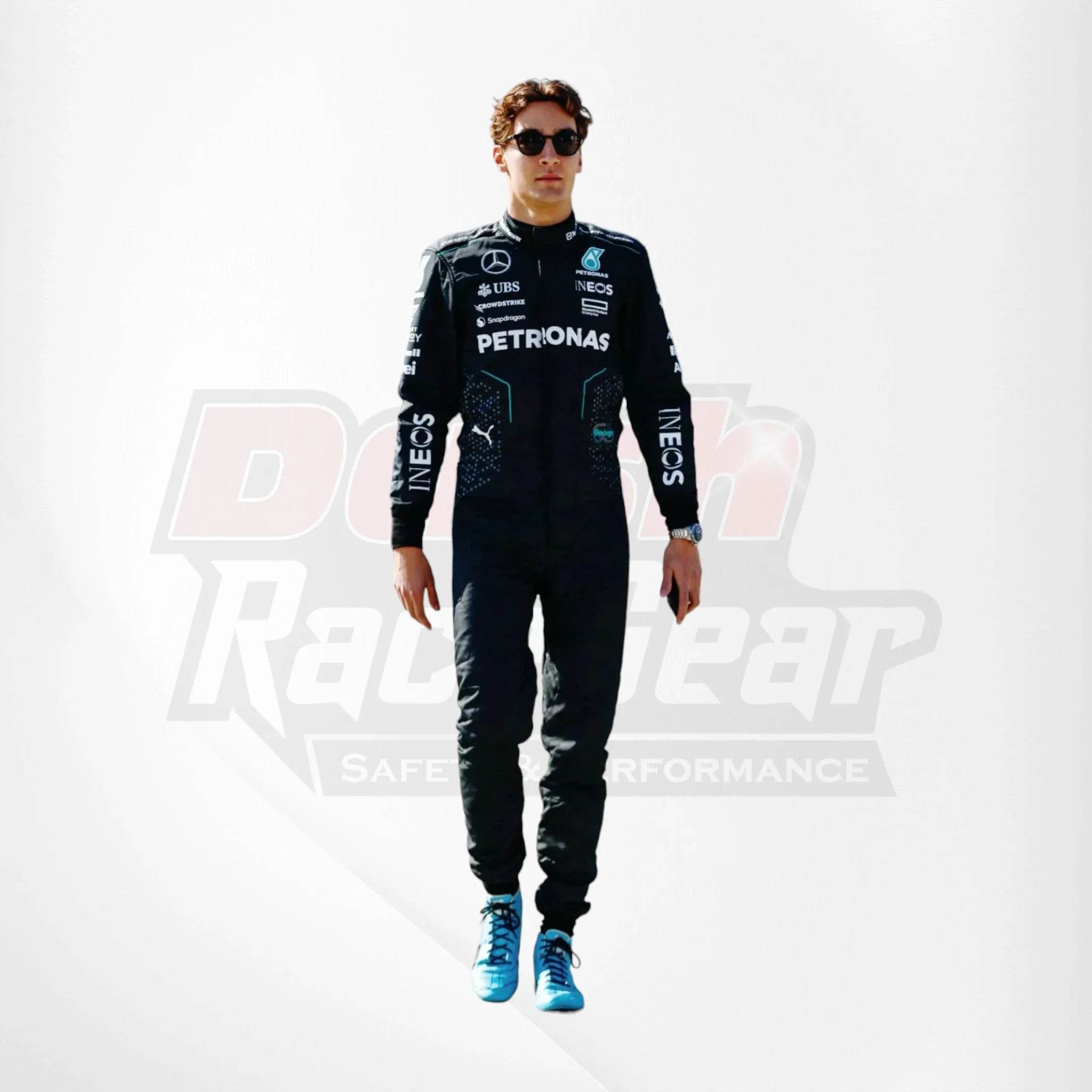 2024 George Russell Mercedes AMG F1 Team Race Suit - Dash Racegear Store