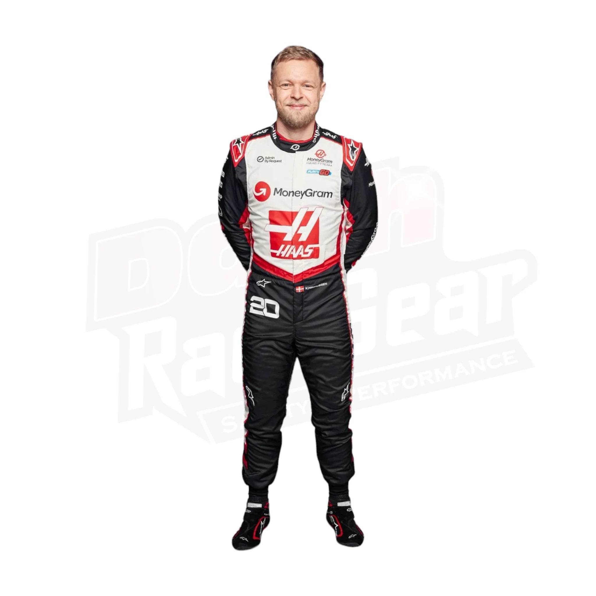 2024 Kevin Magnussen Haas F1 Team Race Suit KIDS - Dash Racegear Store