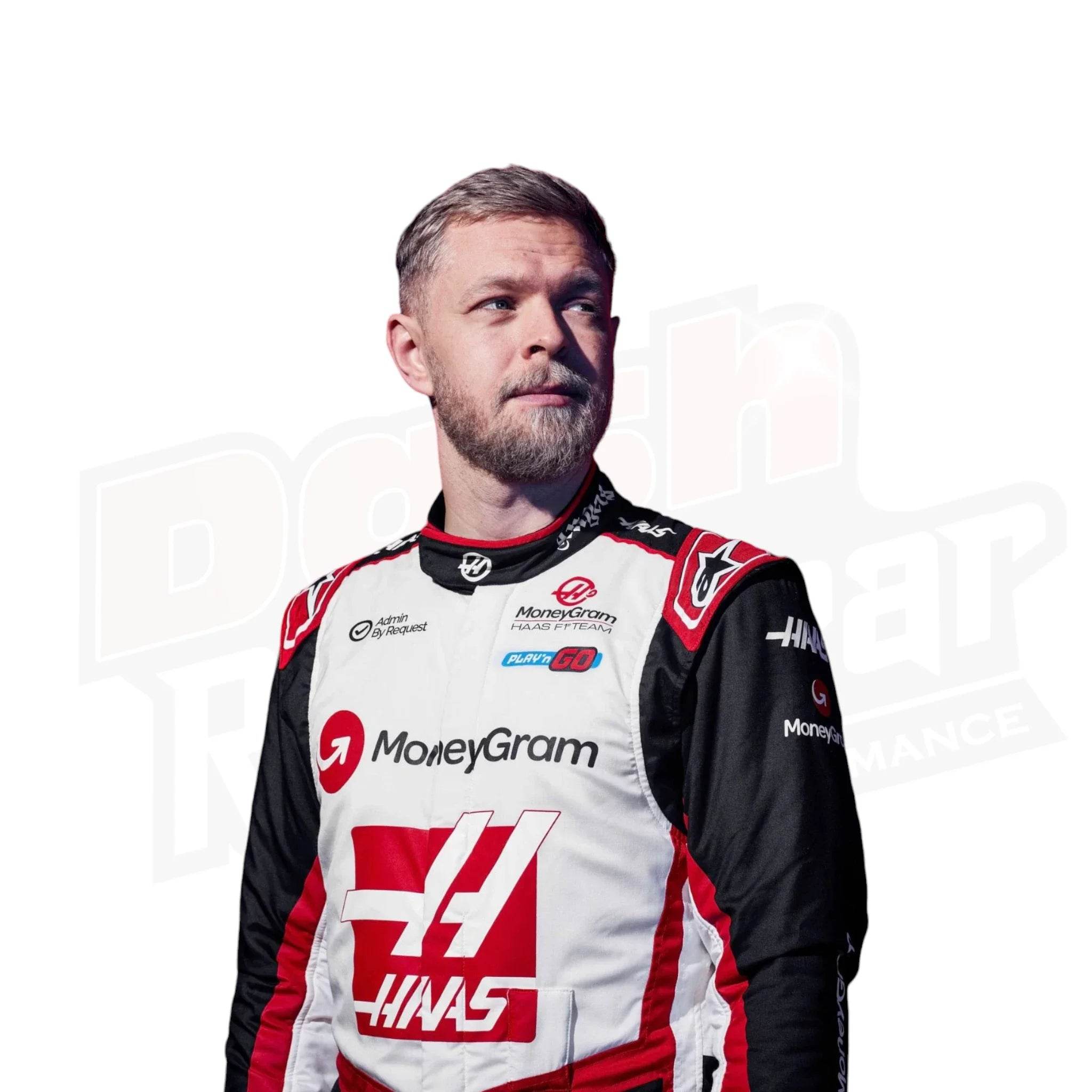 2024 Kevin Magnussen Nico Hulkenberg Haas F1 Team Race Suit - Dash Racegear Store