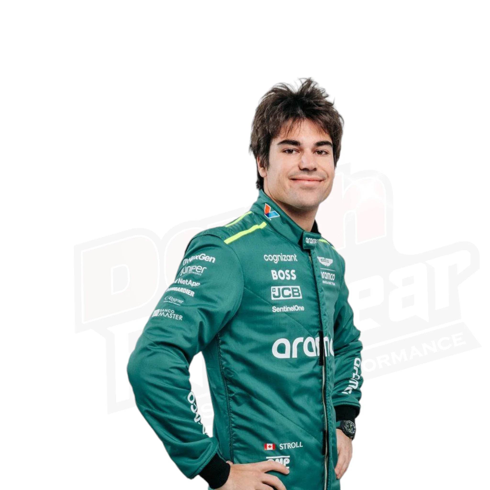 2024 Lance Stroll Aston Martin F1 Team Race Suit - Dash Racegear Store