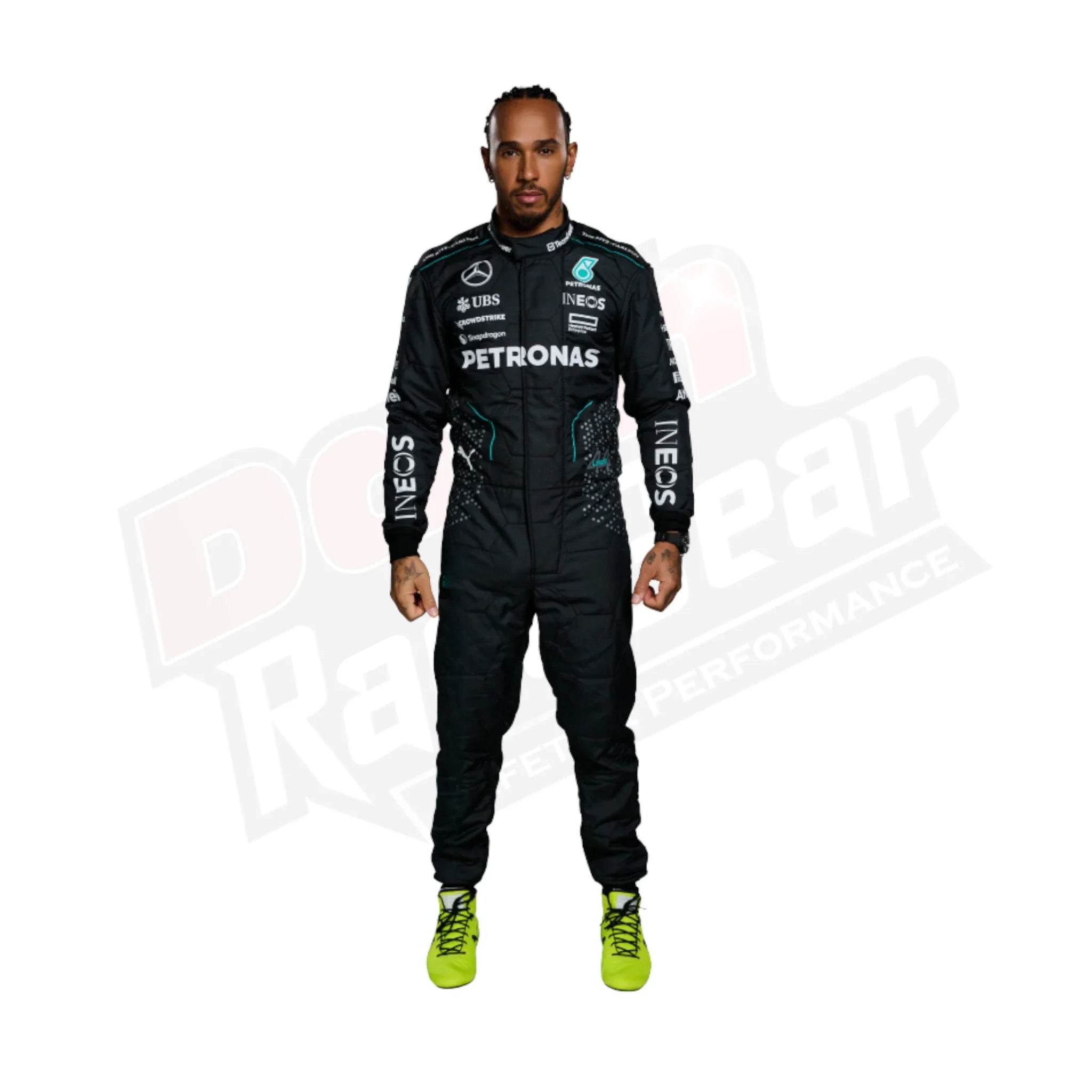 2024 Lewis Hamilton Mercedes AMG F1 Team Suit KIDS - Dash Racegear Store