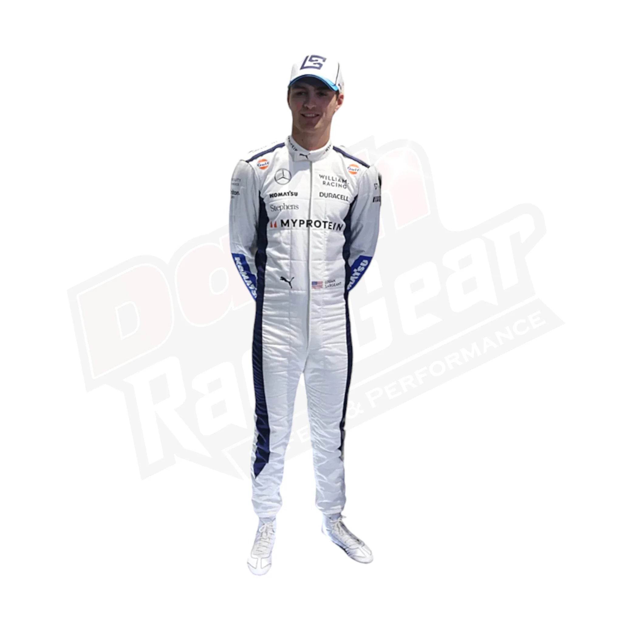 2024 Logan Sargeant Williams F1 Team Race Suit - Dash Racegear Store