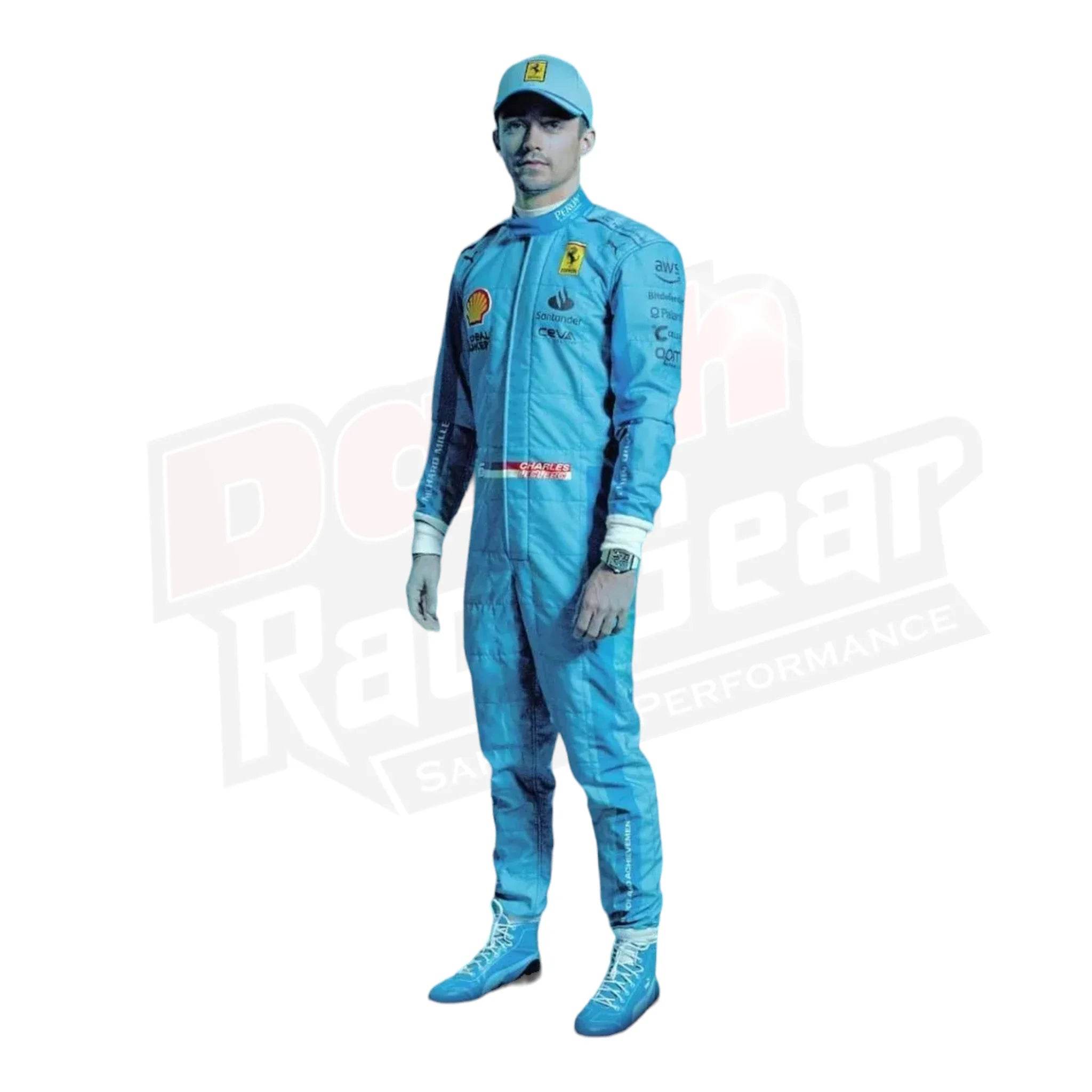 2024 Scuderia Ferrari F1 Miami Grand Prix Race Suit - Dash Racegear Store