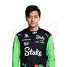2024 Valtteri Bottas Zhou Guanyu Kick Sauber F1 Team Stake Race Suit KIDS - Dash Racegear Store
