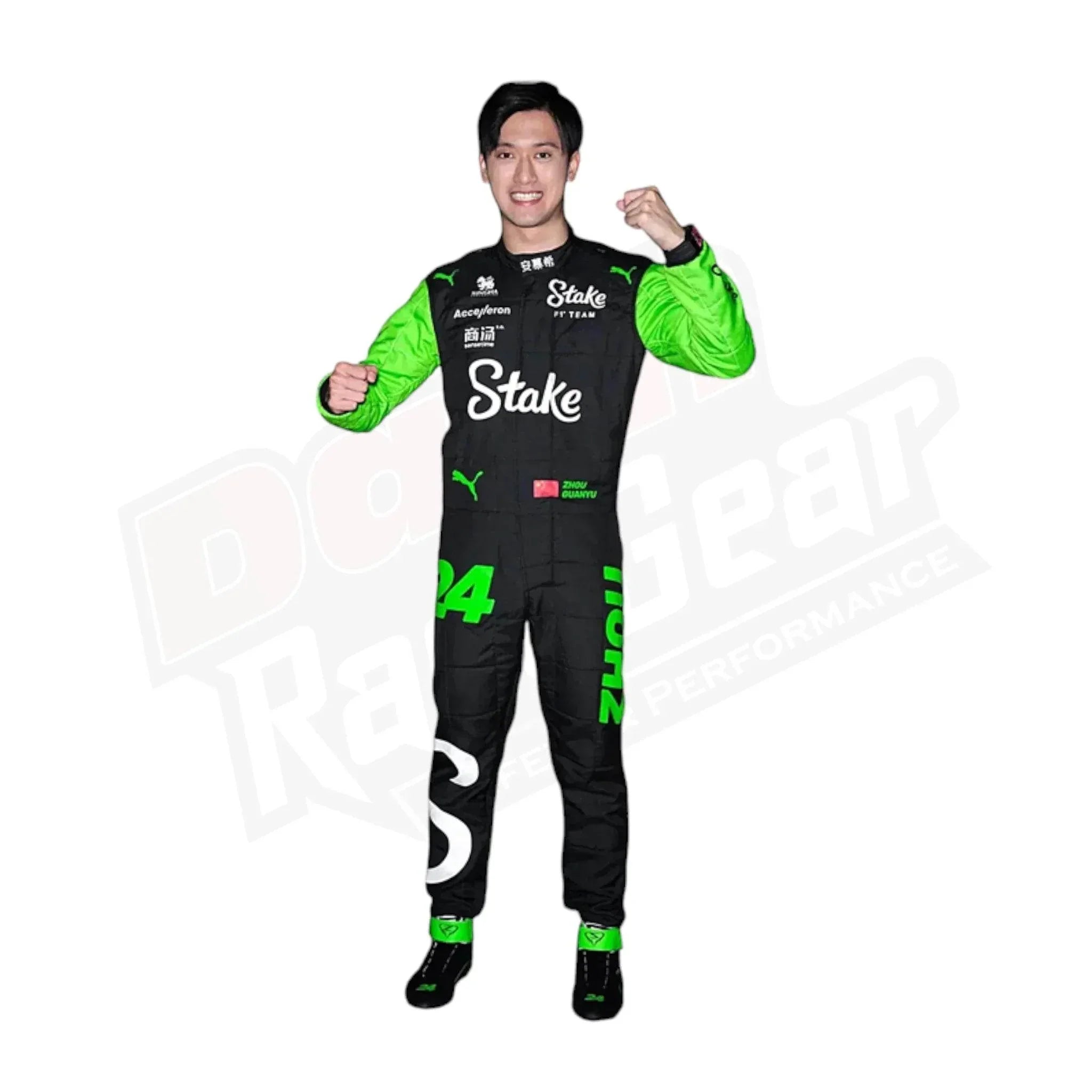 2024 Zhou Guanyu Kick Sauber F1 Team Stake Race Suit
