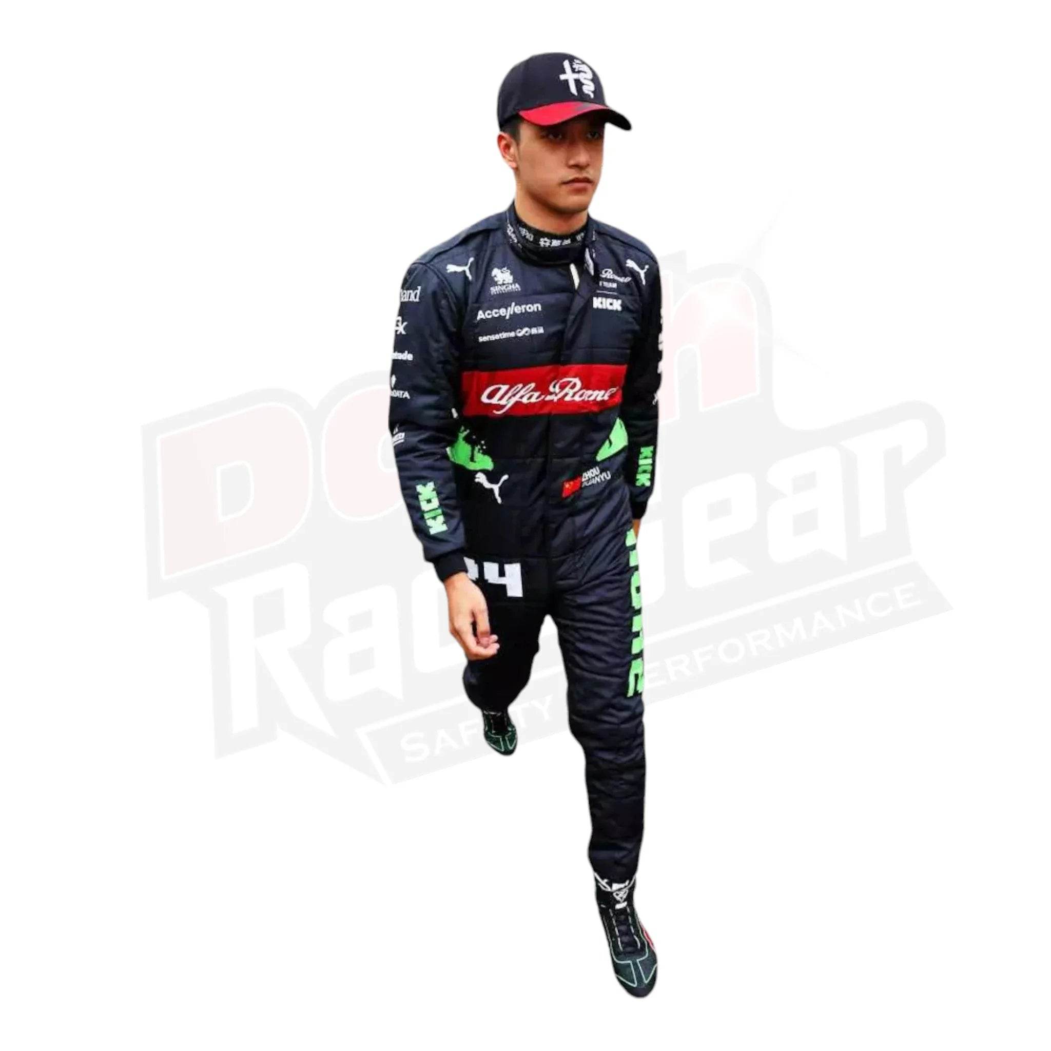 2024 Zhou Guanyu Race Suit Alfa Romeo F1 Team - Dash Racegear Store