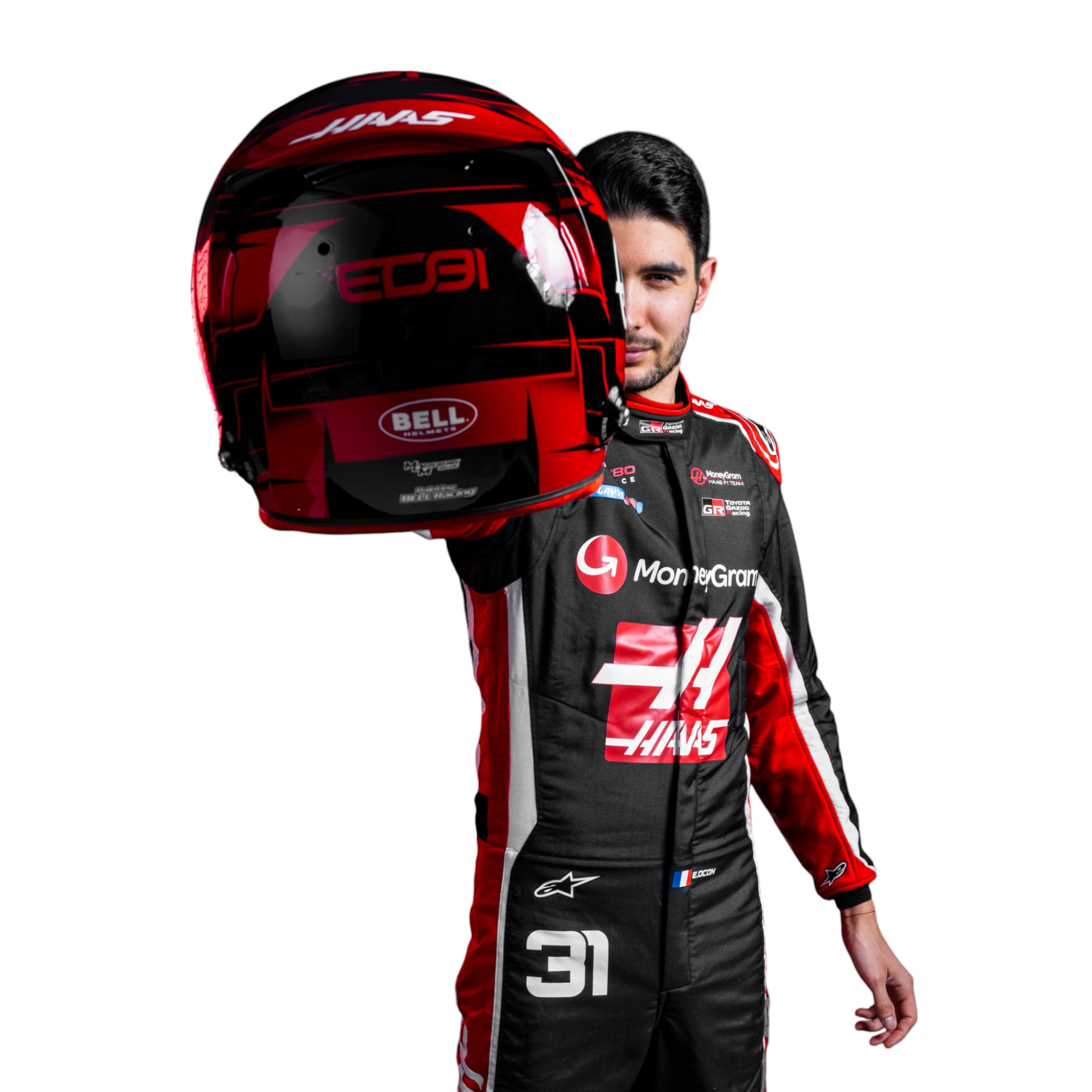 2025 Esteban Ocon Haas F1 Team Race Suit - Dash Racegear