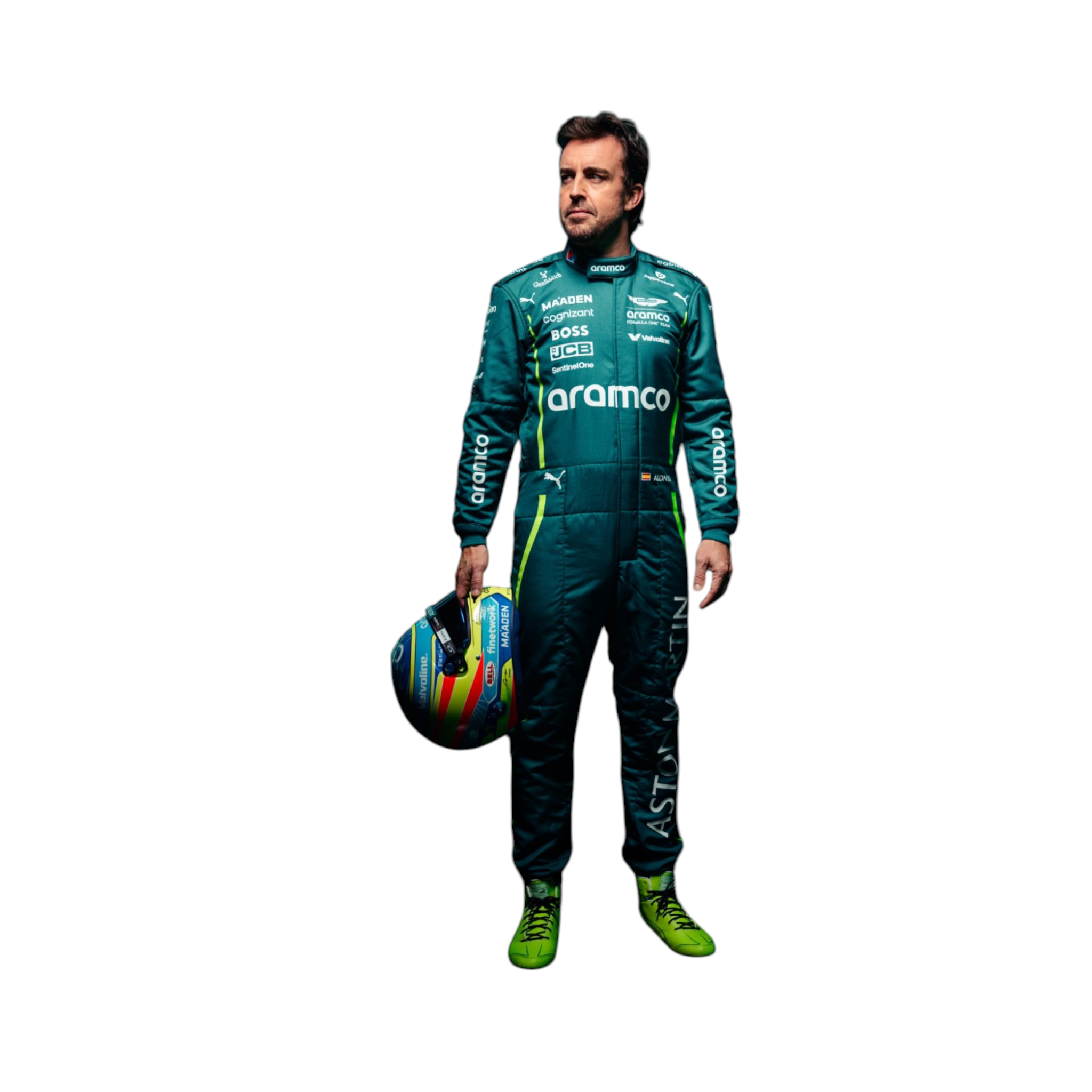2025 Fernando Alonso Aston Martin F1 Team Race Suit - Dash Racegear