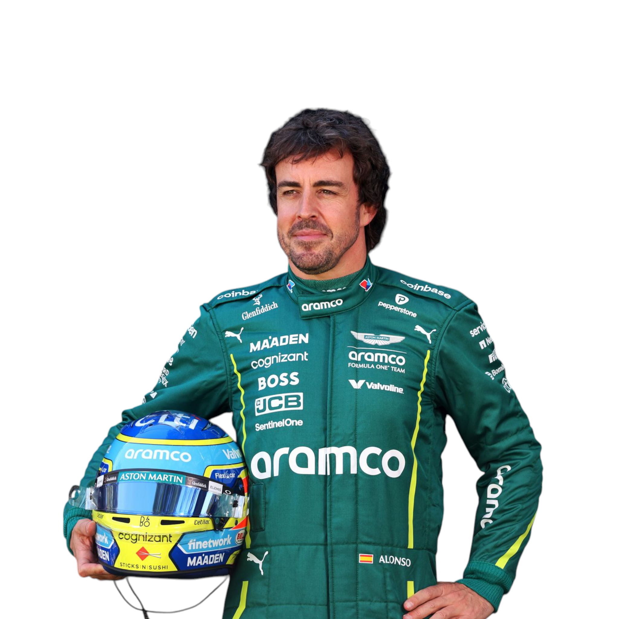 2025 Fernando Alonso Aston Martin F1 Team Race Suit - Dash Racegear