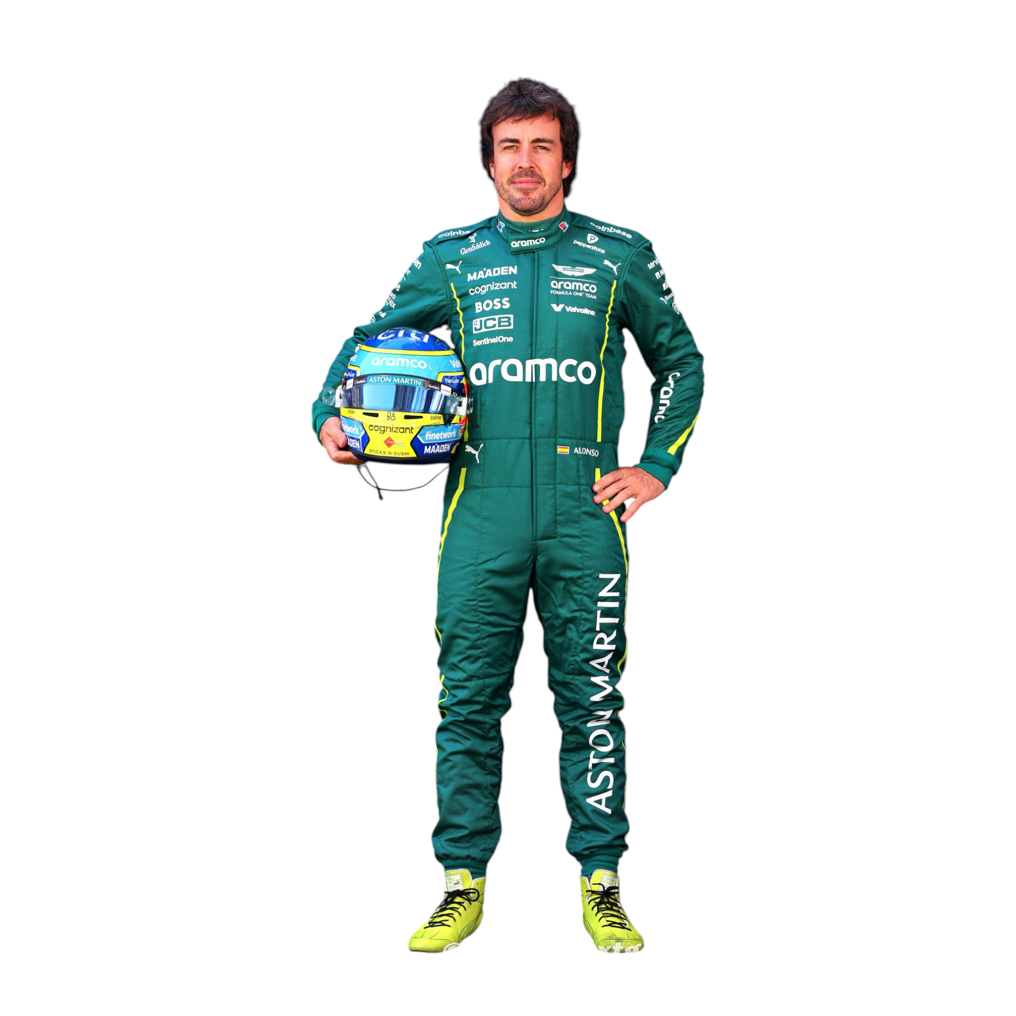 2025 Fernando Alonso Aston Martin F1 Team Race Suit - Dash Racegear