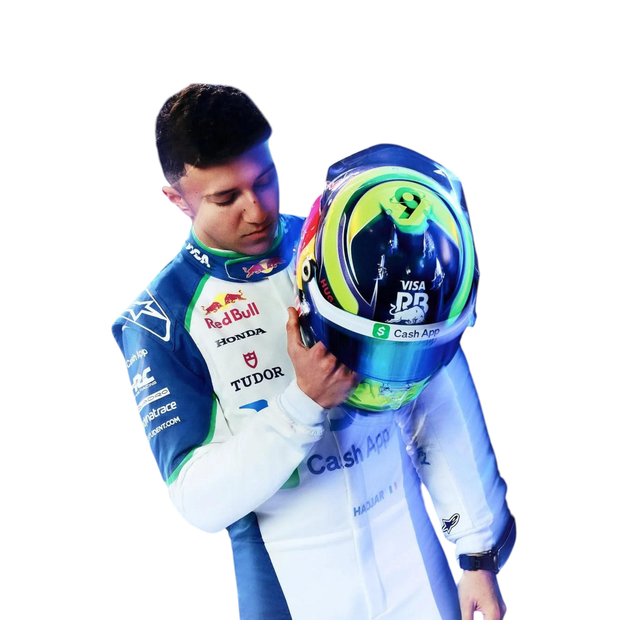 2025 Isack Hadjar Alphatauri Race Suit - Dash Racegear