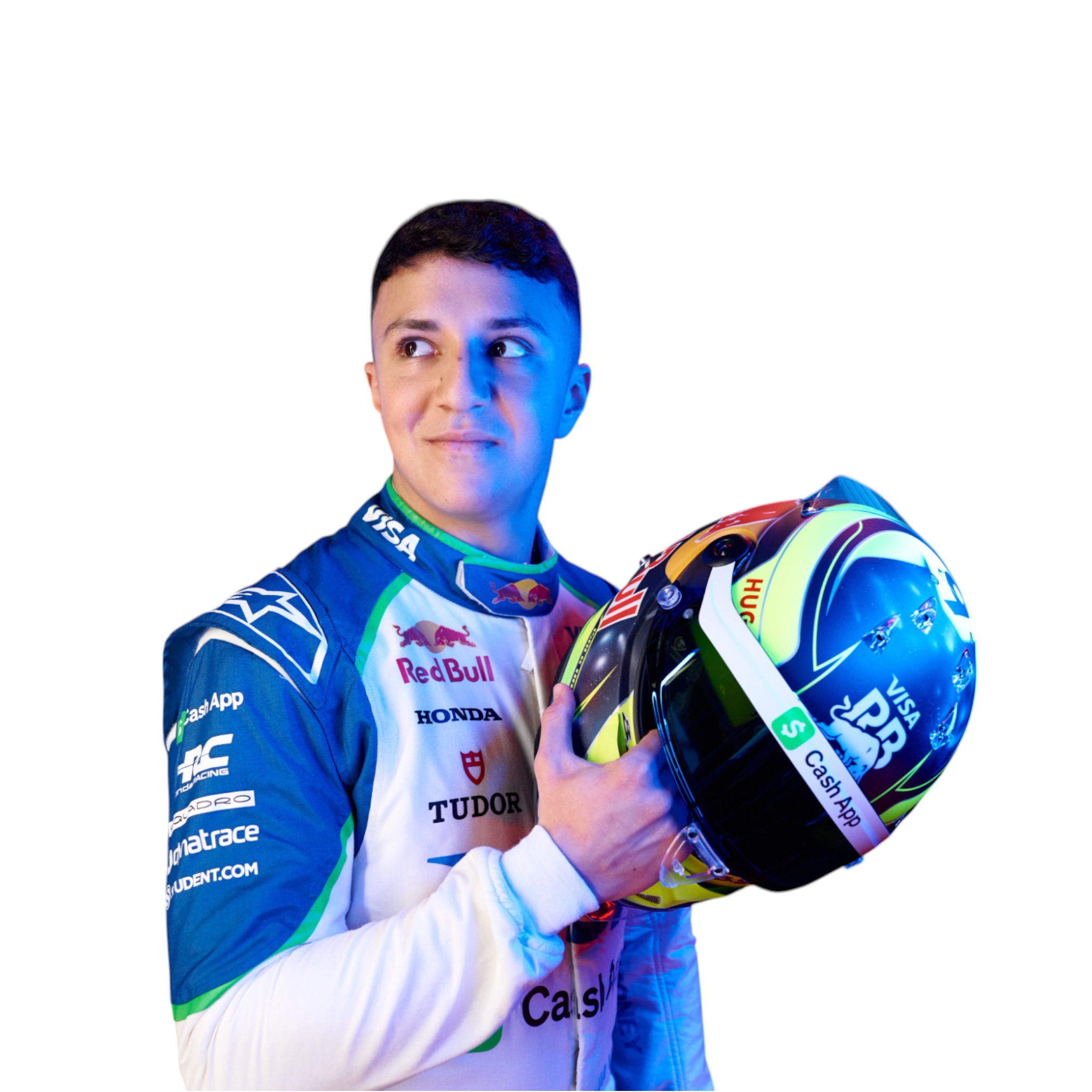 2025 Isack Hadjar Alphatauri Race Suit - Dash Racegear