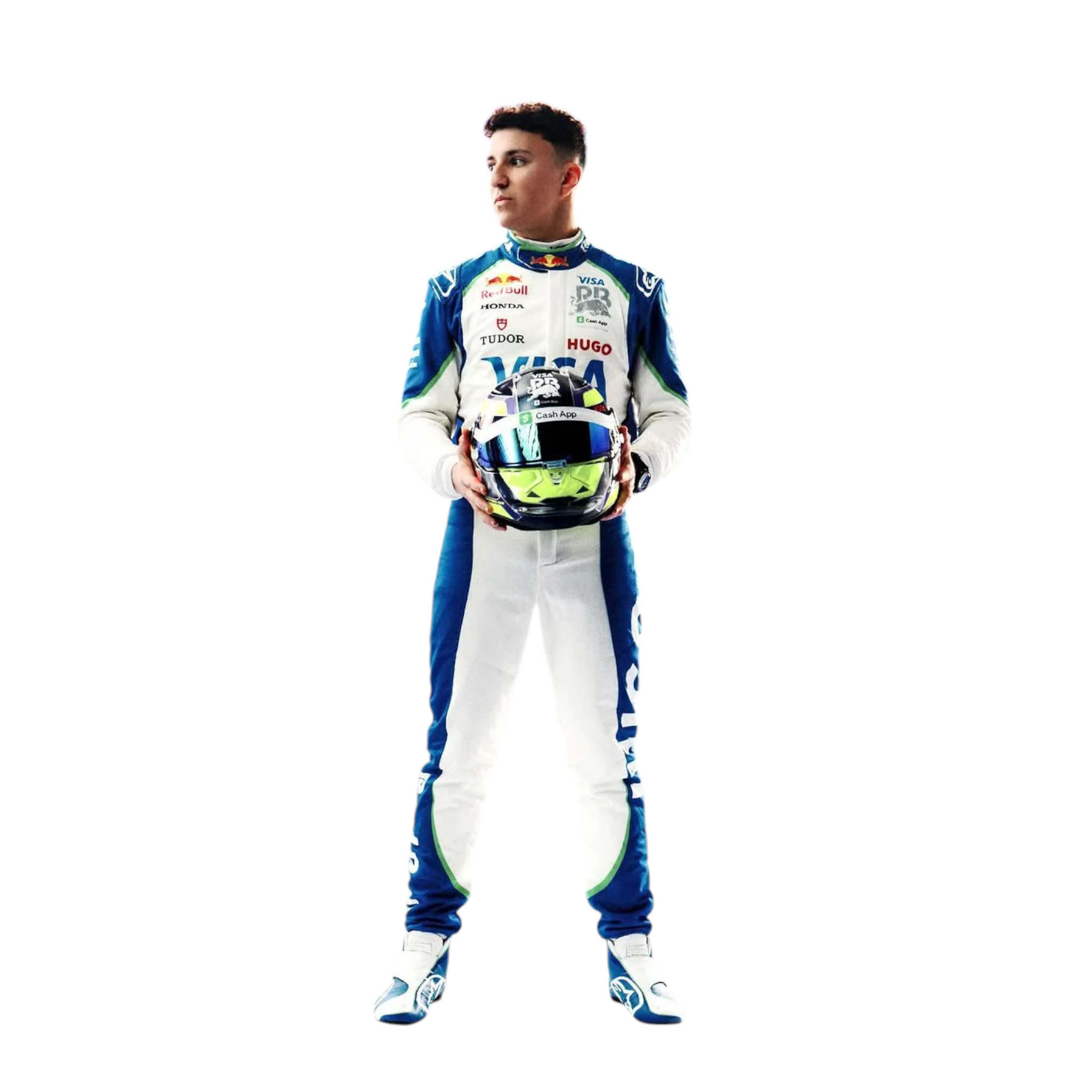 2025 Isack Hadjar Alphatauri Race Suit - Dash Racegear