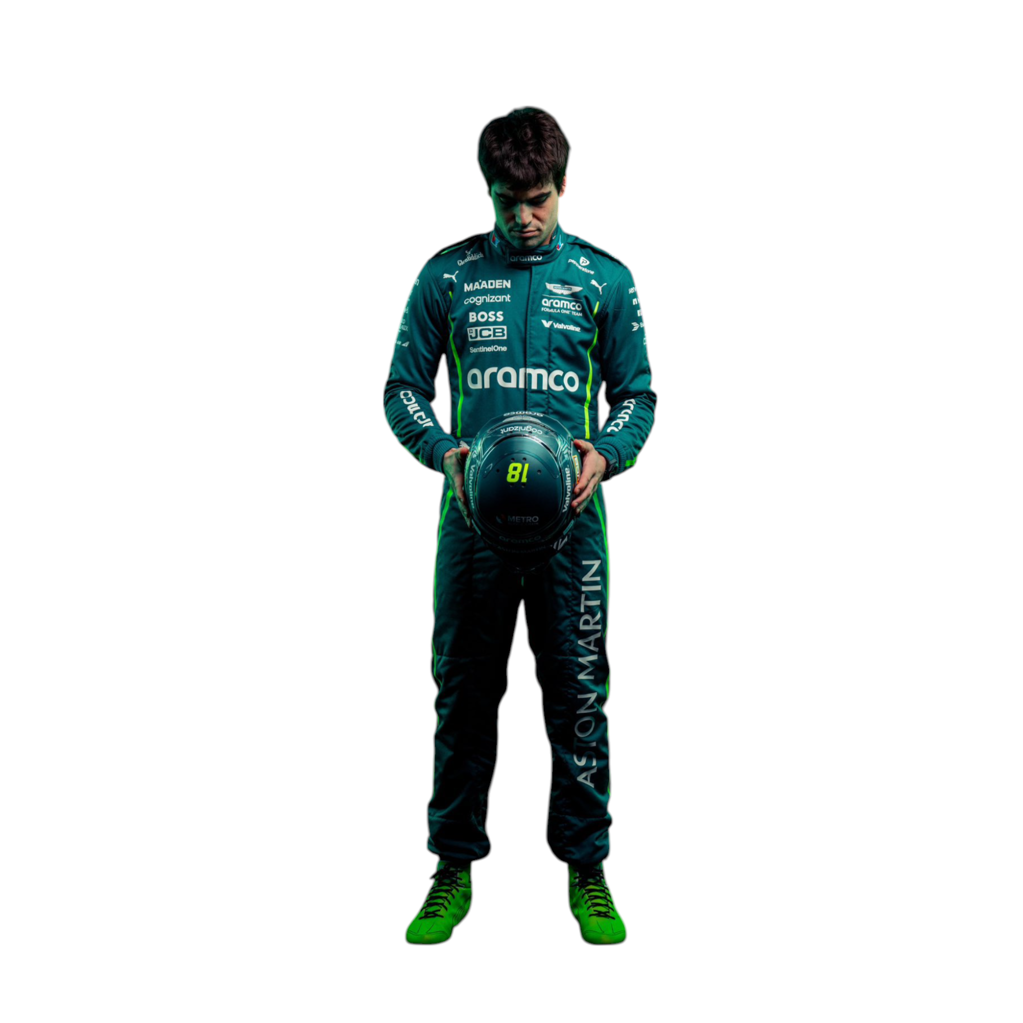 2025 Lance Stroll Aston Martin F1 Team Race Suit - Dash Racegear