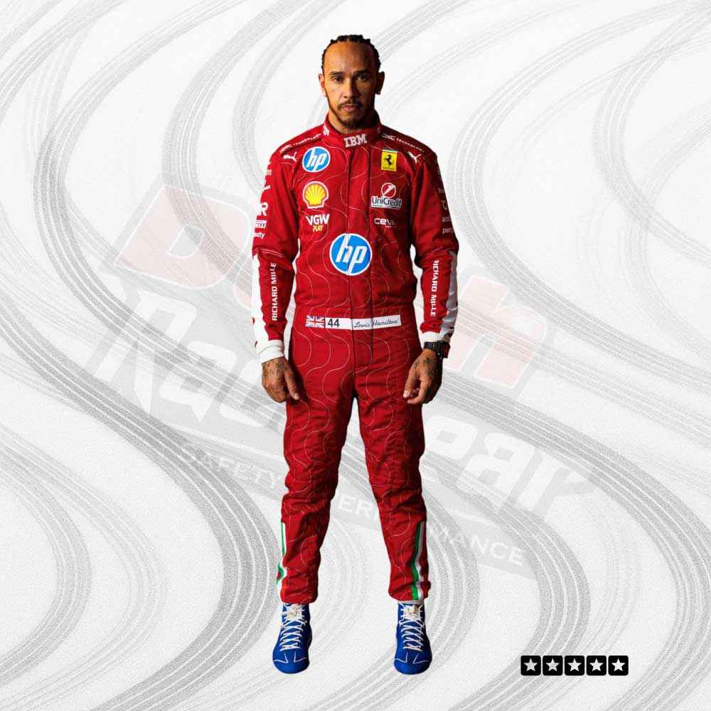 Scuderia Ferrari HP Lewis Hamilton Monza 2025 racing suit