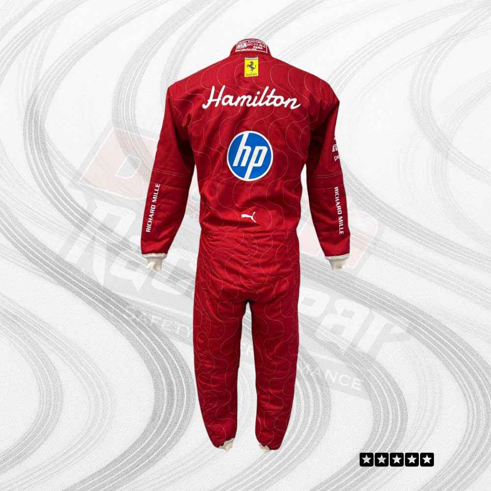 Scuderia Ferrari HP Lewis Hamilton Monza 2025 racing suit
