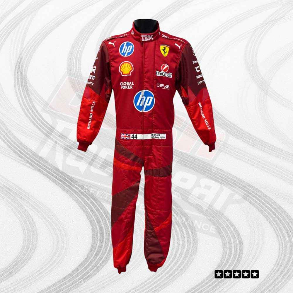 Lewis Hamilton Scuderia Ferrari HP Las Vegas 2025 race suit