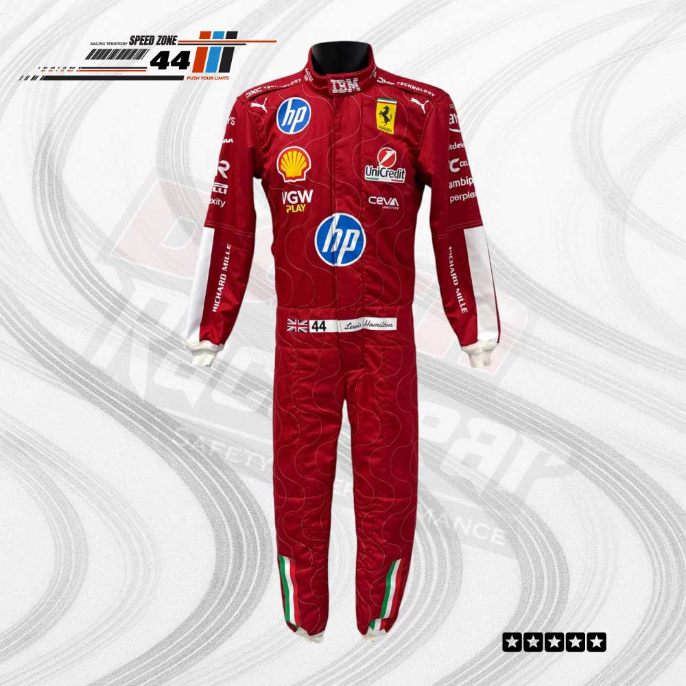 Scuderia Ferrari HP Lewis Hamilton Monza 2025 racing suit