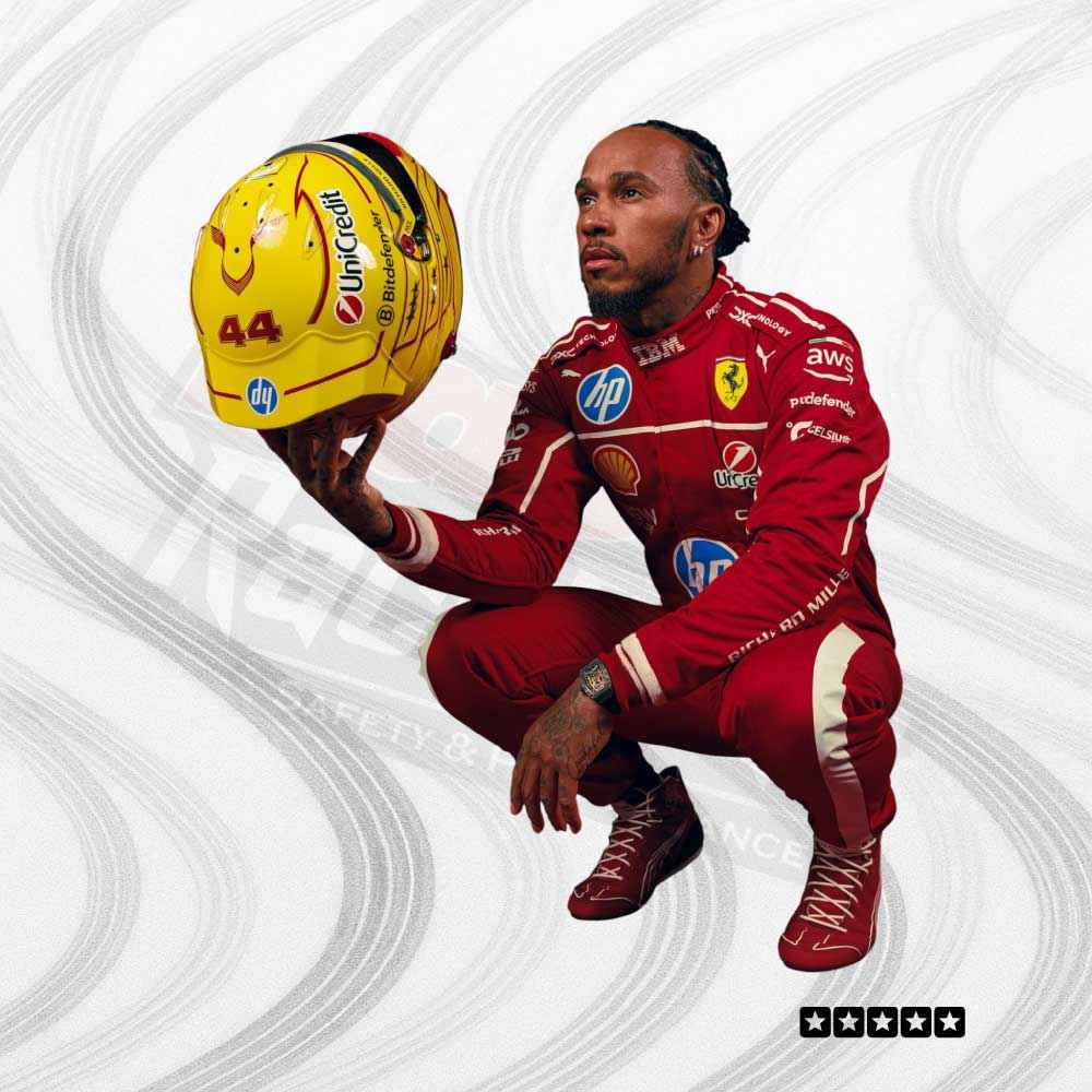 2025 Lewis Hamilton racing suit for Scuderia Ferrari