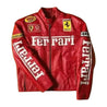 90s Ferrari F1 Real Leather Men Jacket - Dash Racegear Store