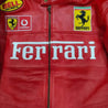 90s Ferrari F1 Real Leather Men Jacket - Dash Racegear Store