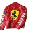 90s Ferrari F1 Real Leather Men Jacket - Dash Racegear Store