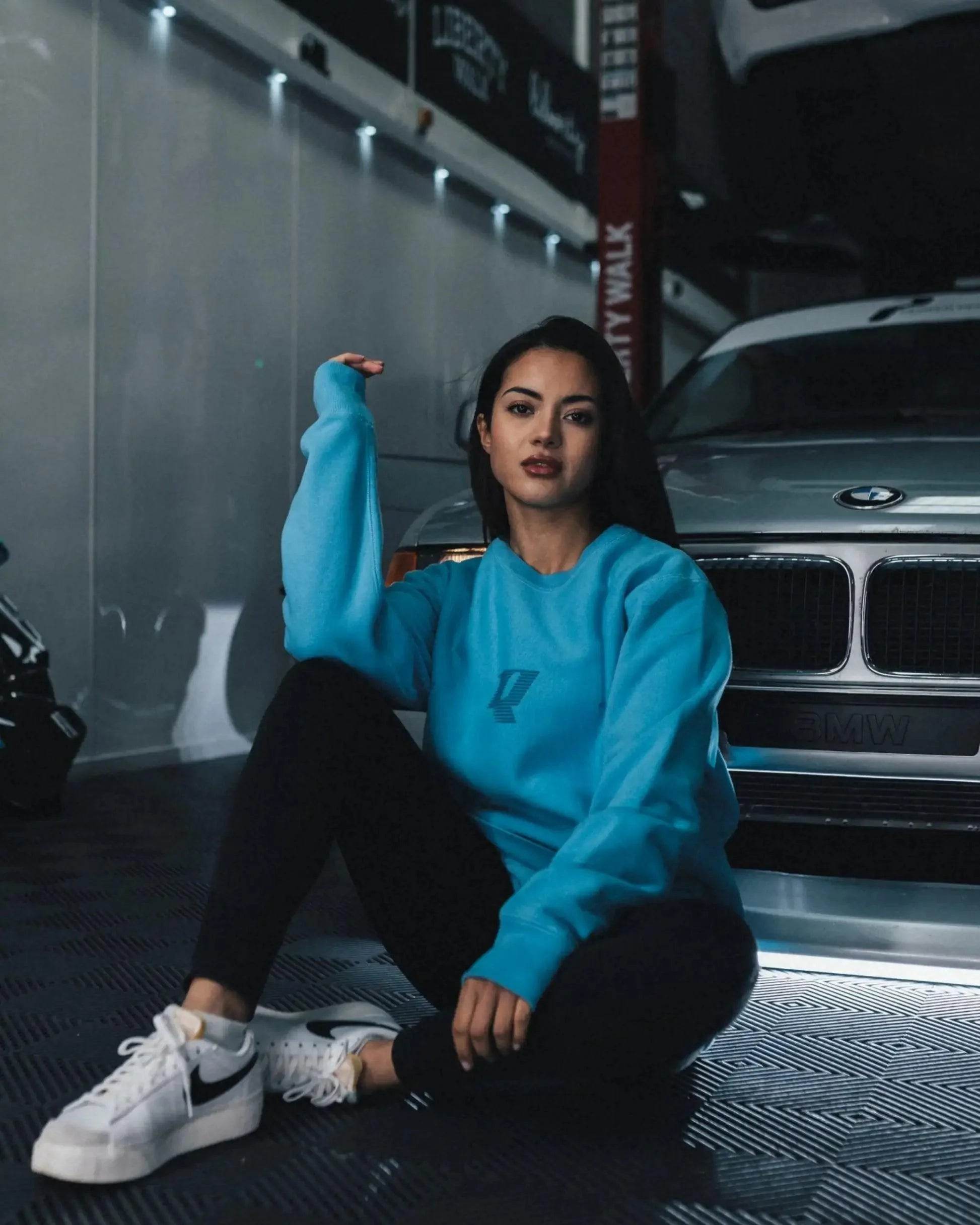 AQUATIC BLUE SPEEDCO CREW NECK - Dash Racegear Store