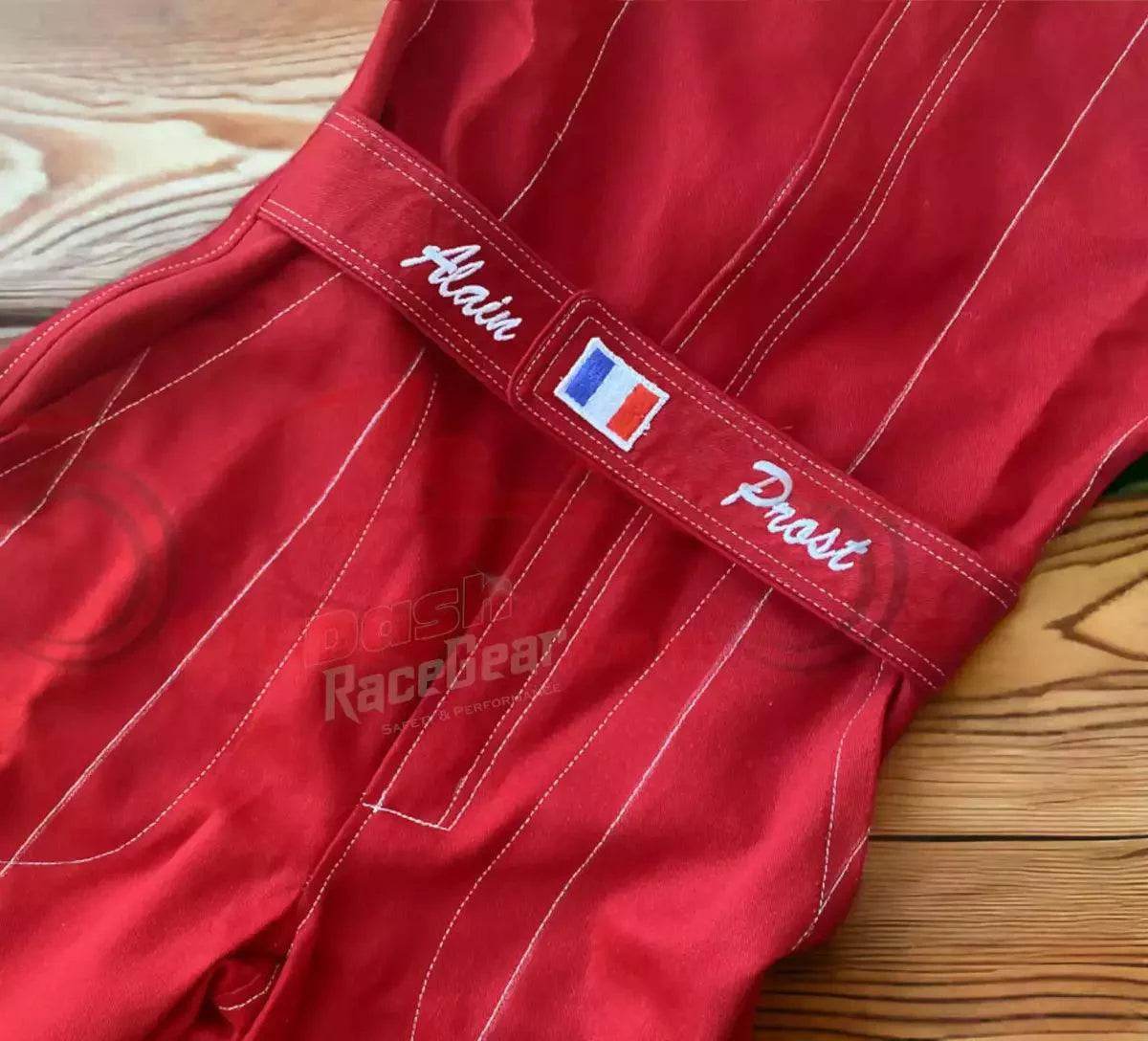 Alain Prost 1990 Ferrari F1 Embroidered Racing Suit