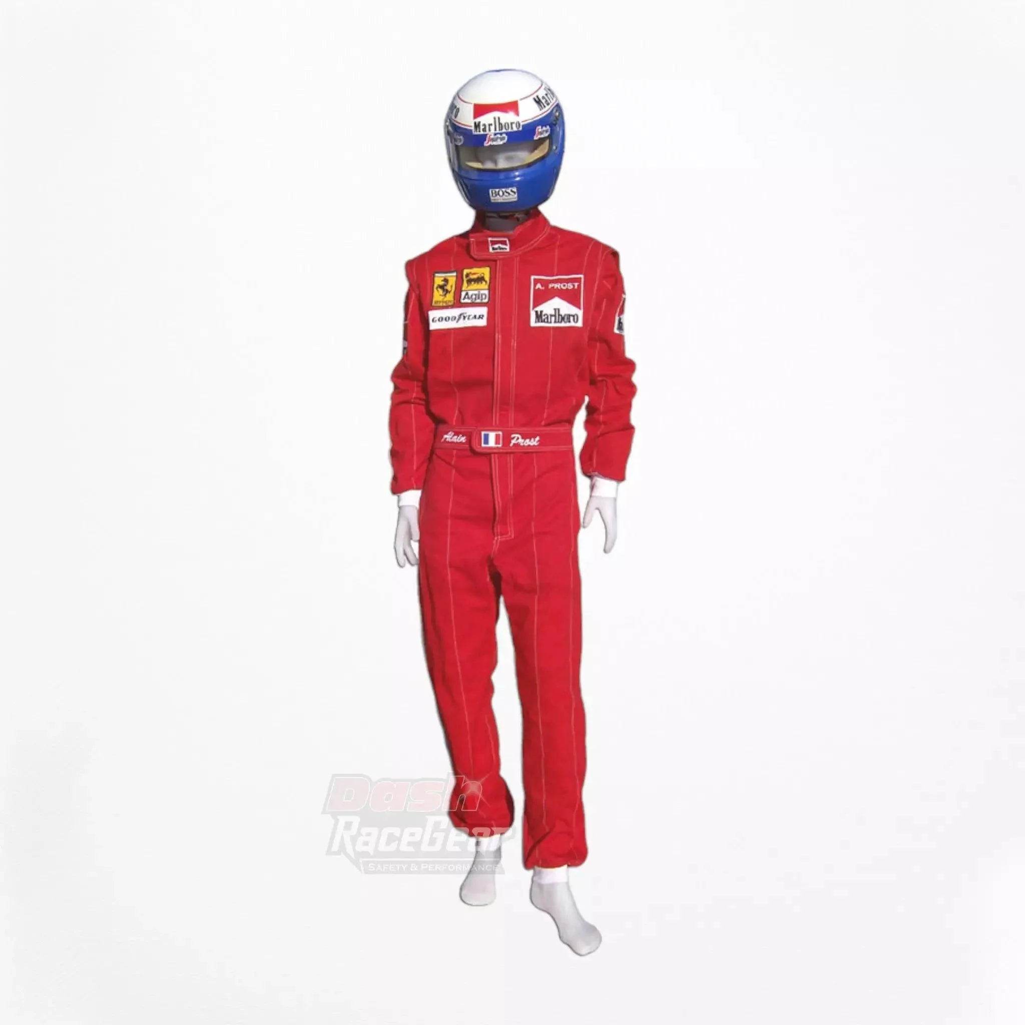 Alain Prost 1990 Ferrari F1 Embroidered Racing Suit - Dash Racegear Store