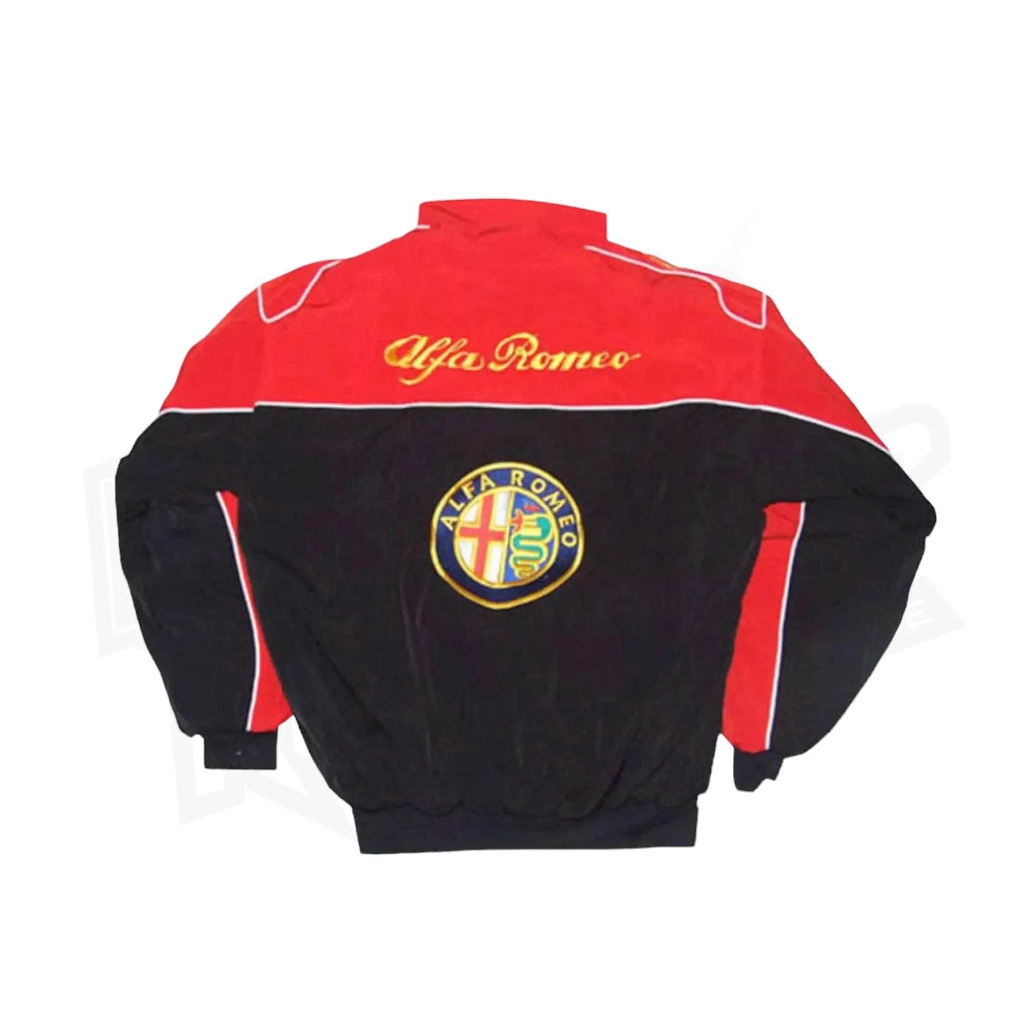 Alfa Romeo Vintage F1 Embroidered Racing Jacket - Dash Racegear Store