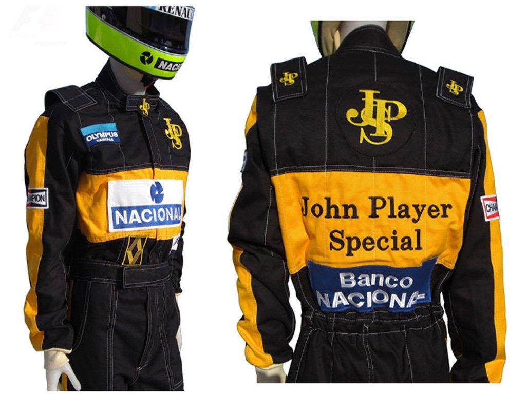 Ayrton Senna 1985 F1 Racing Suit Replica / Team Lotus - Dash Racegear