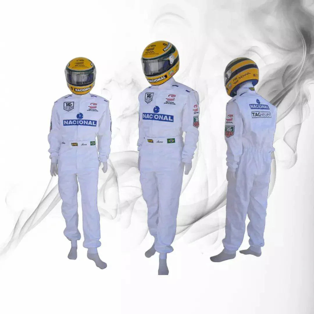 Ayrton Senna 1993 PARIS BERCY Replica Racing Suit - Dash Racegear