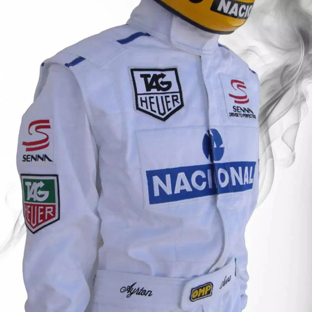 Ayrton Senna 1993 PARIS BERCY Replica Racing Suit - Dash Racegear