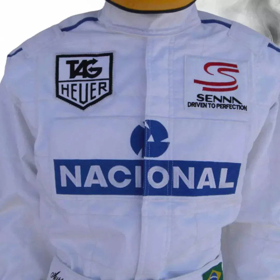 Ayrton Senna 1993 PARIS BERCY Replica Racing Suit - Dash Racegear