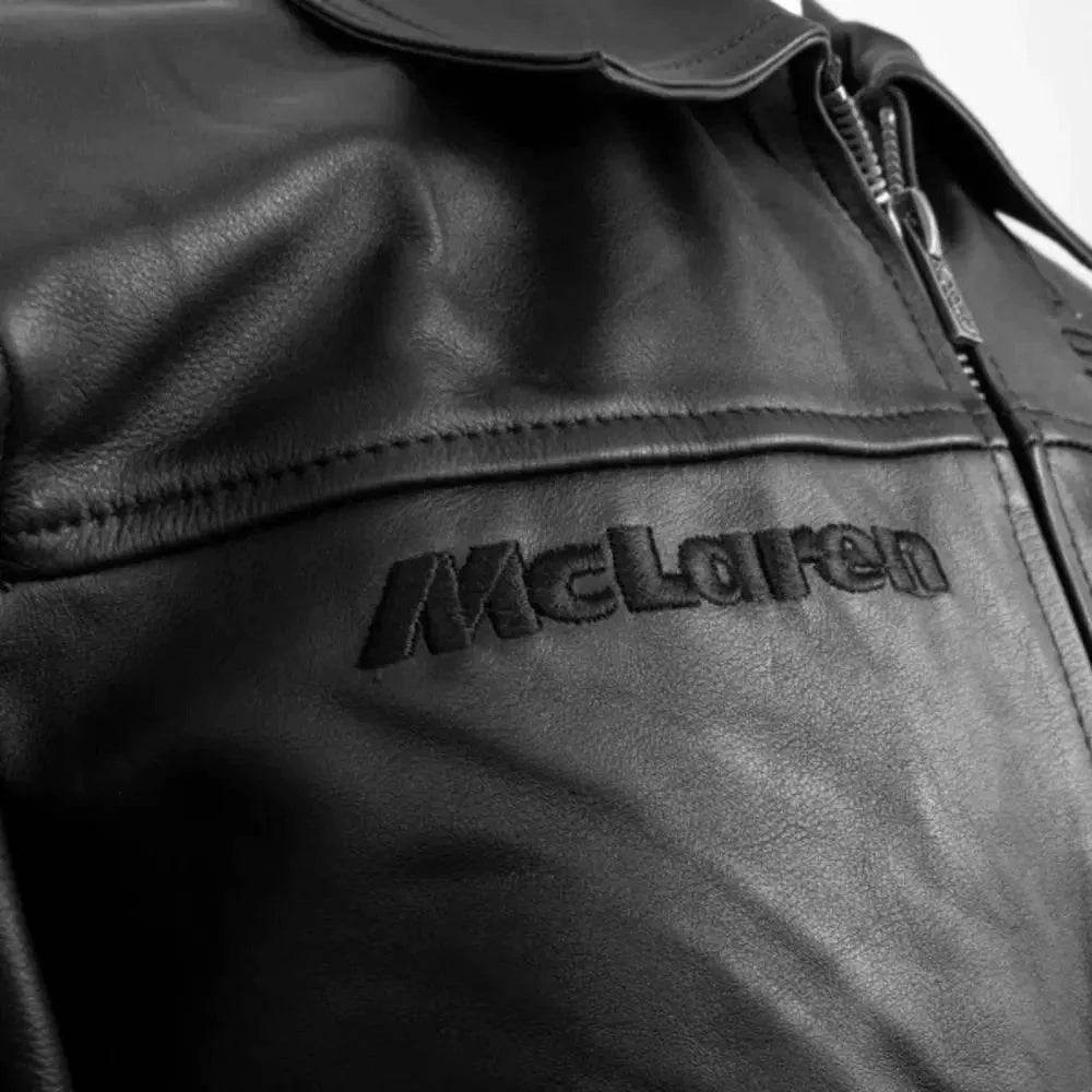 Ayrton Senna McLaren Leather Jacket Three Times World Champion