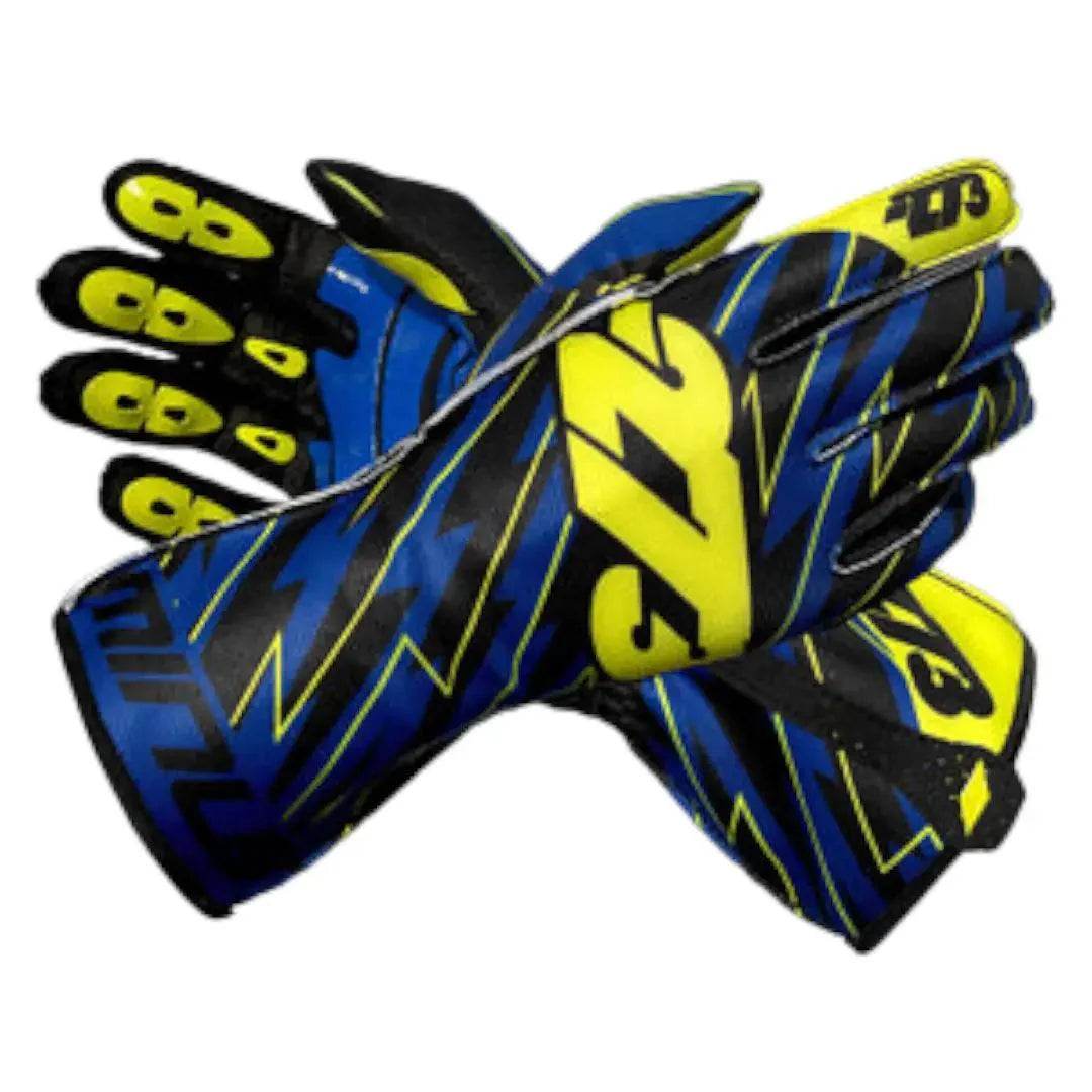 BLITZ Black/Blue/Fluo-Yellow - Dash Racegear Store