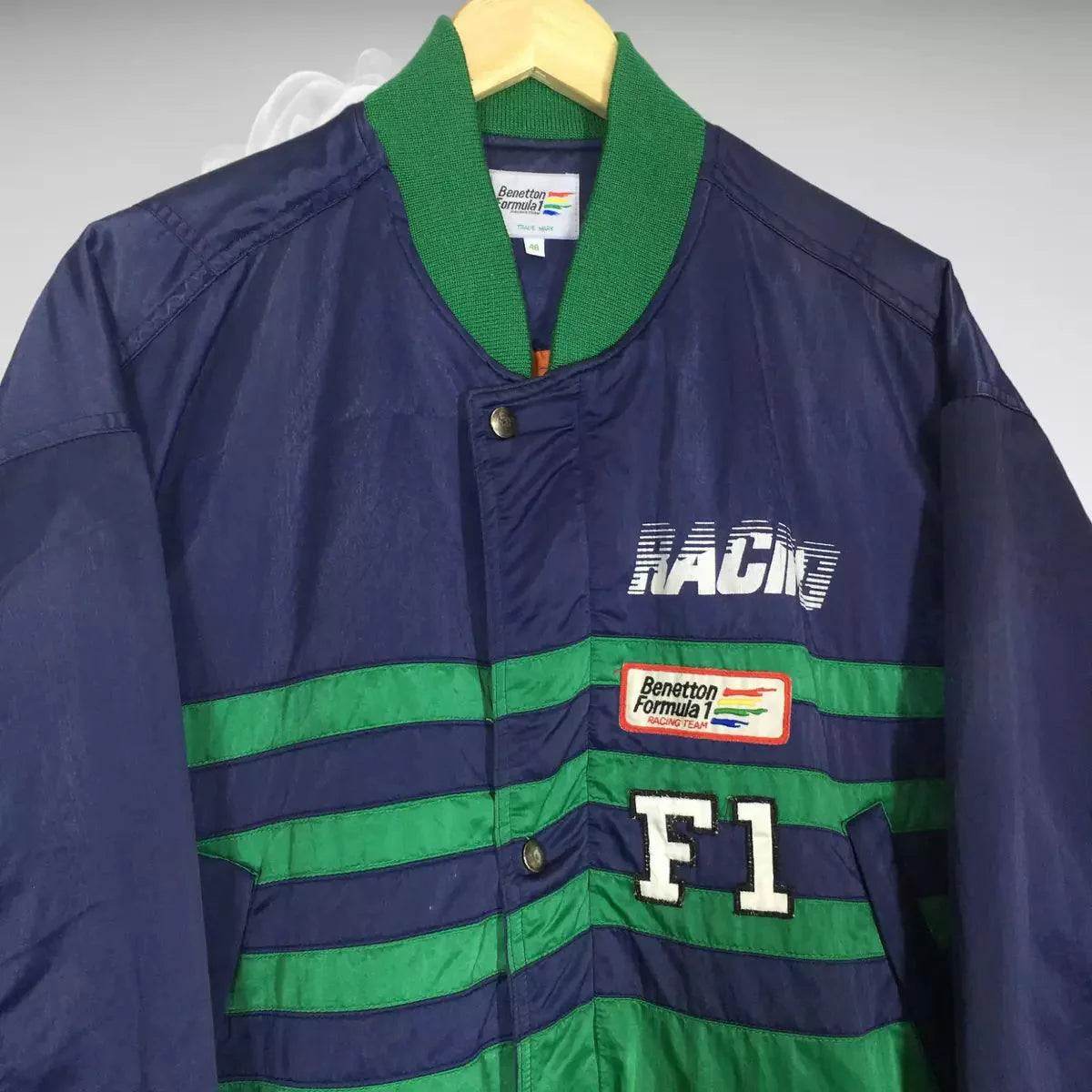 Benetton Vintage Formula 1 Team Embroidered Racing Jacket