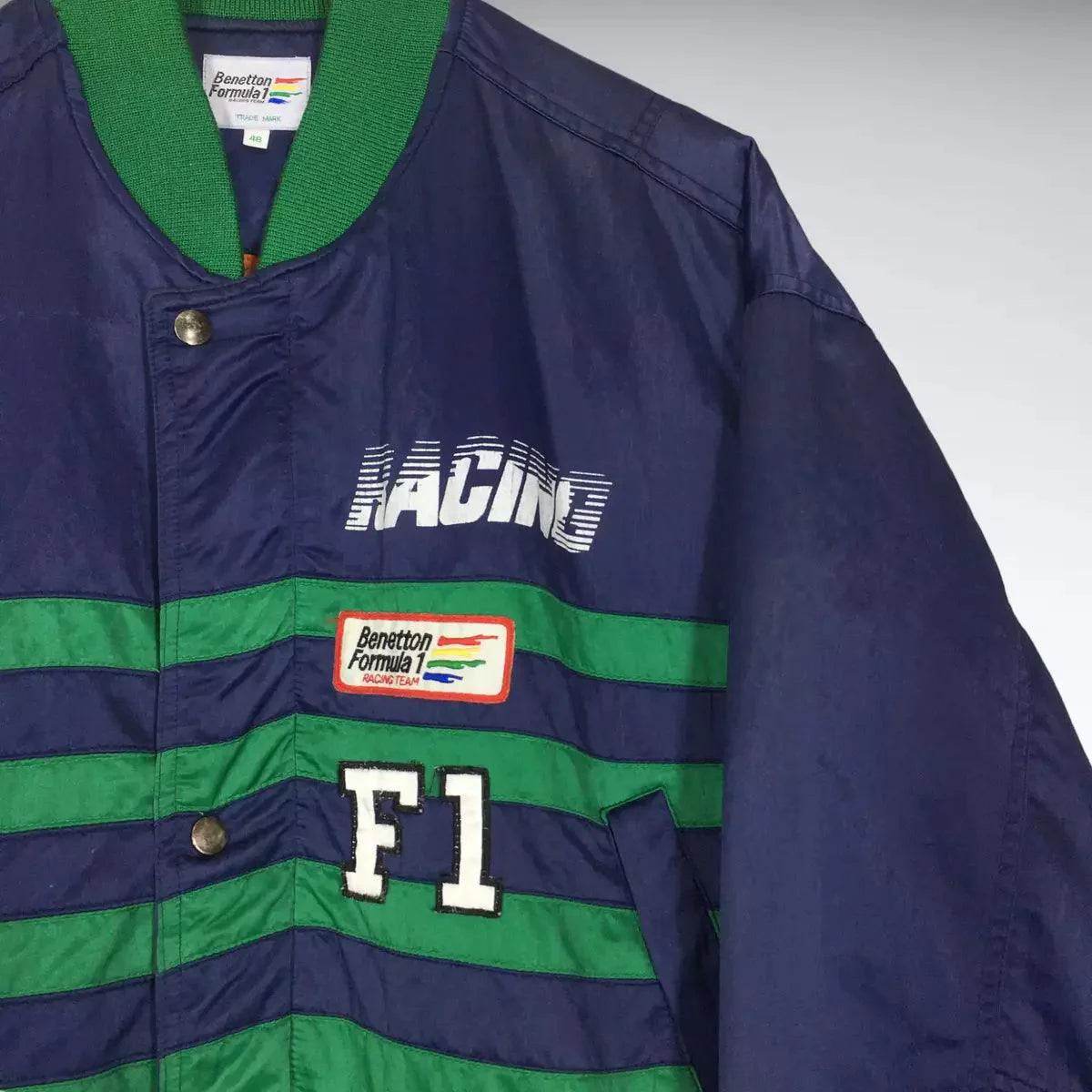 Benetton Vintage Formula 1 Team Embroidered Racing Jacket